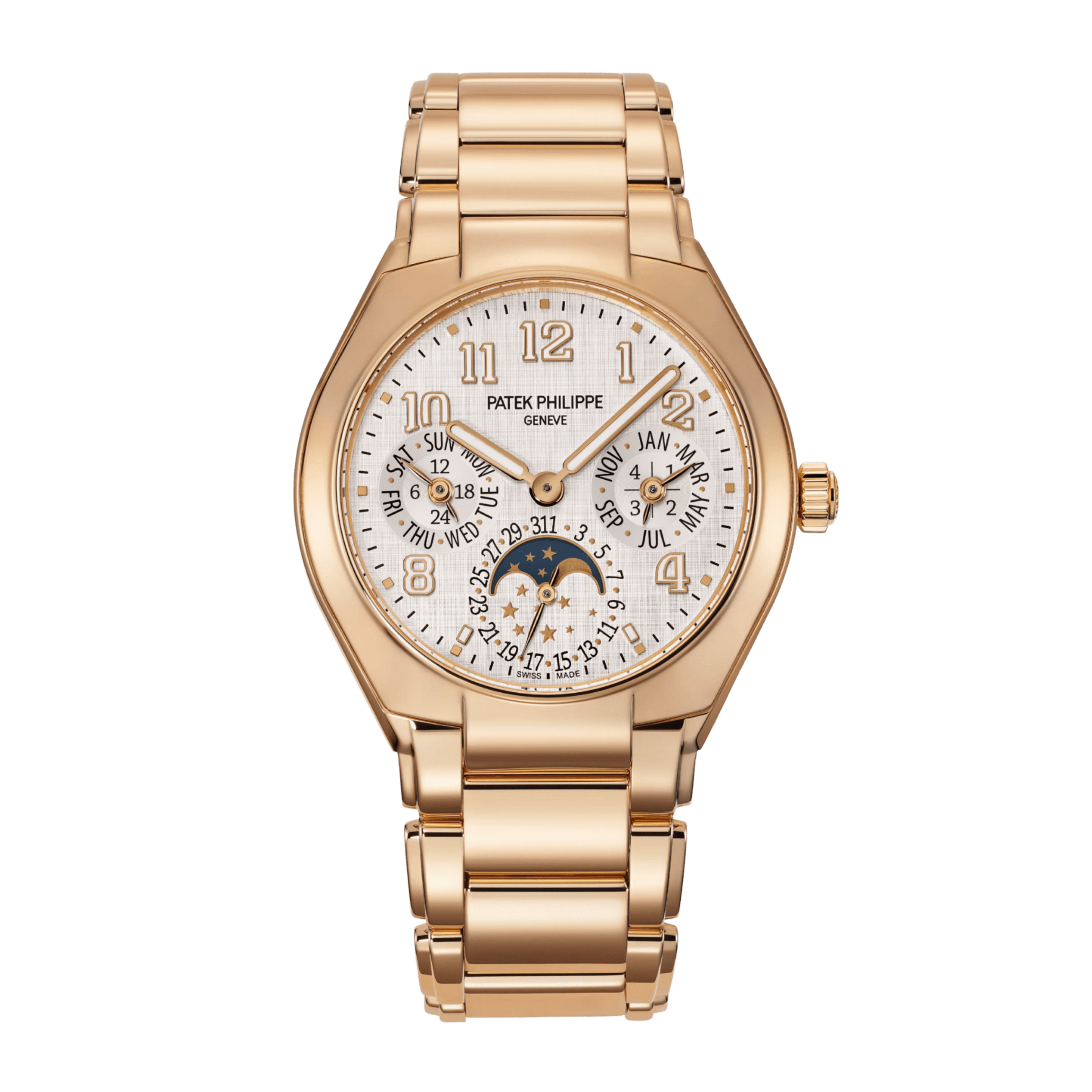 Twenty~4 Perpetual Calendar Rose Gold Silver Dial 36mm Product Image