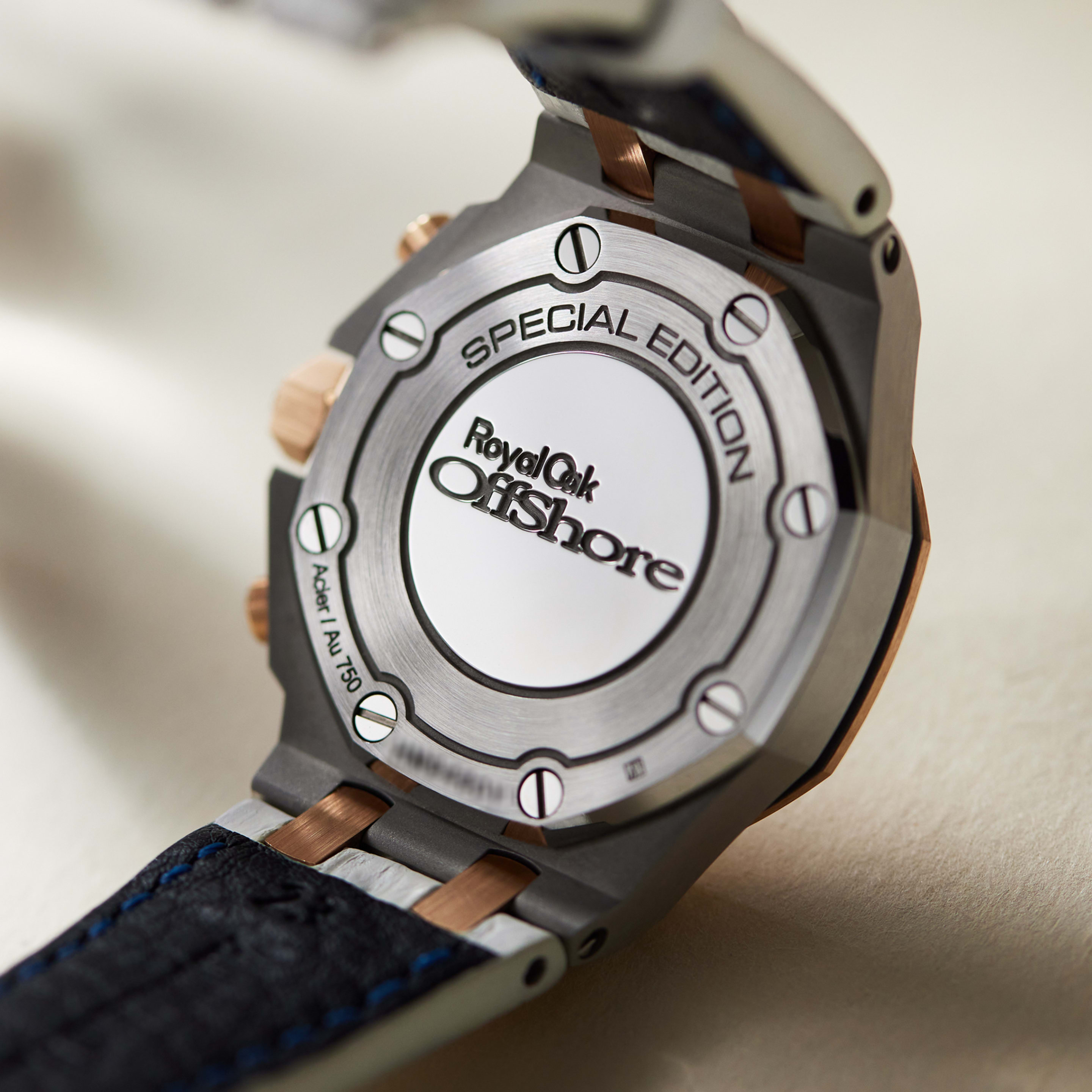 Royal Oak Offshore Lady Chronograph Rose Gold & Steel Silver Dial 37mm Product Image