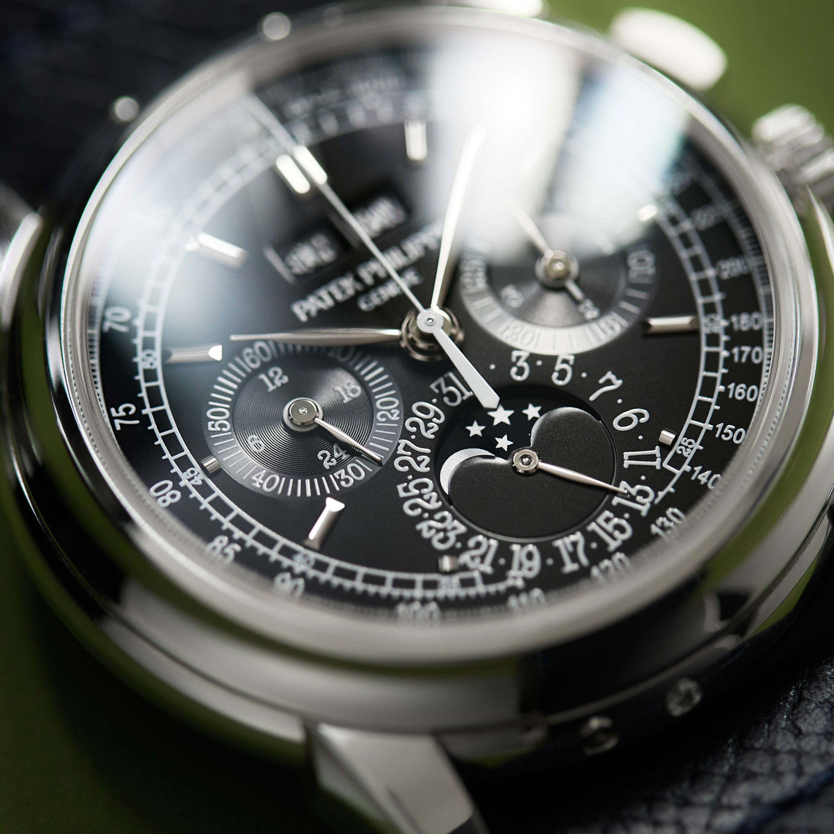 Grand Complications Perpetual Calendar Chronograph Alligator Black Dial 40mm Product Image