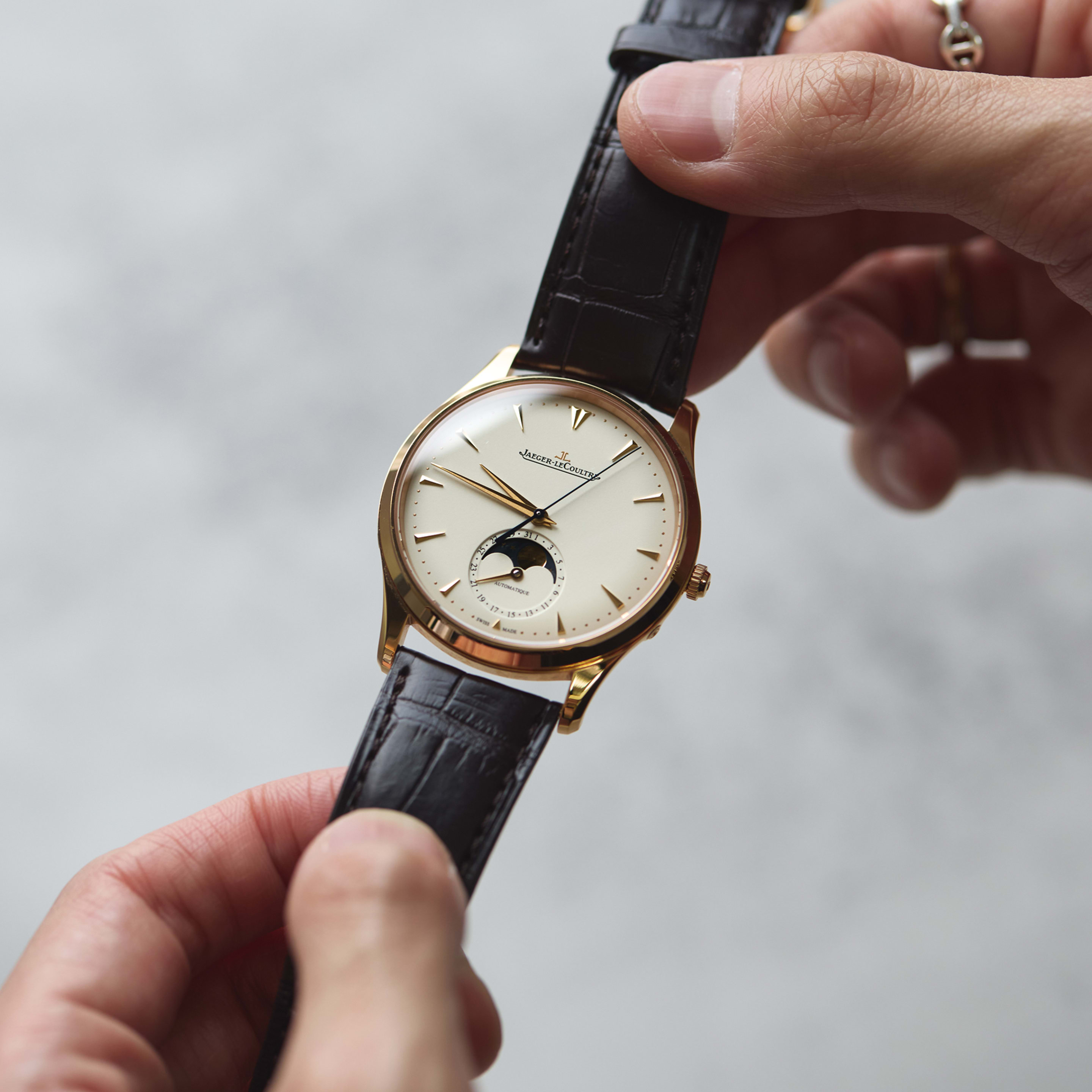 Master Ultra Thin Master Ultra Thin Moon Rose Gold White Dial 39mm Product Image
