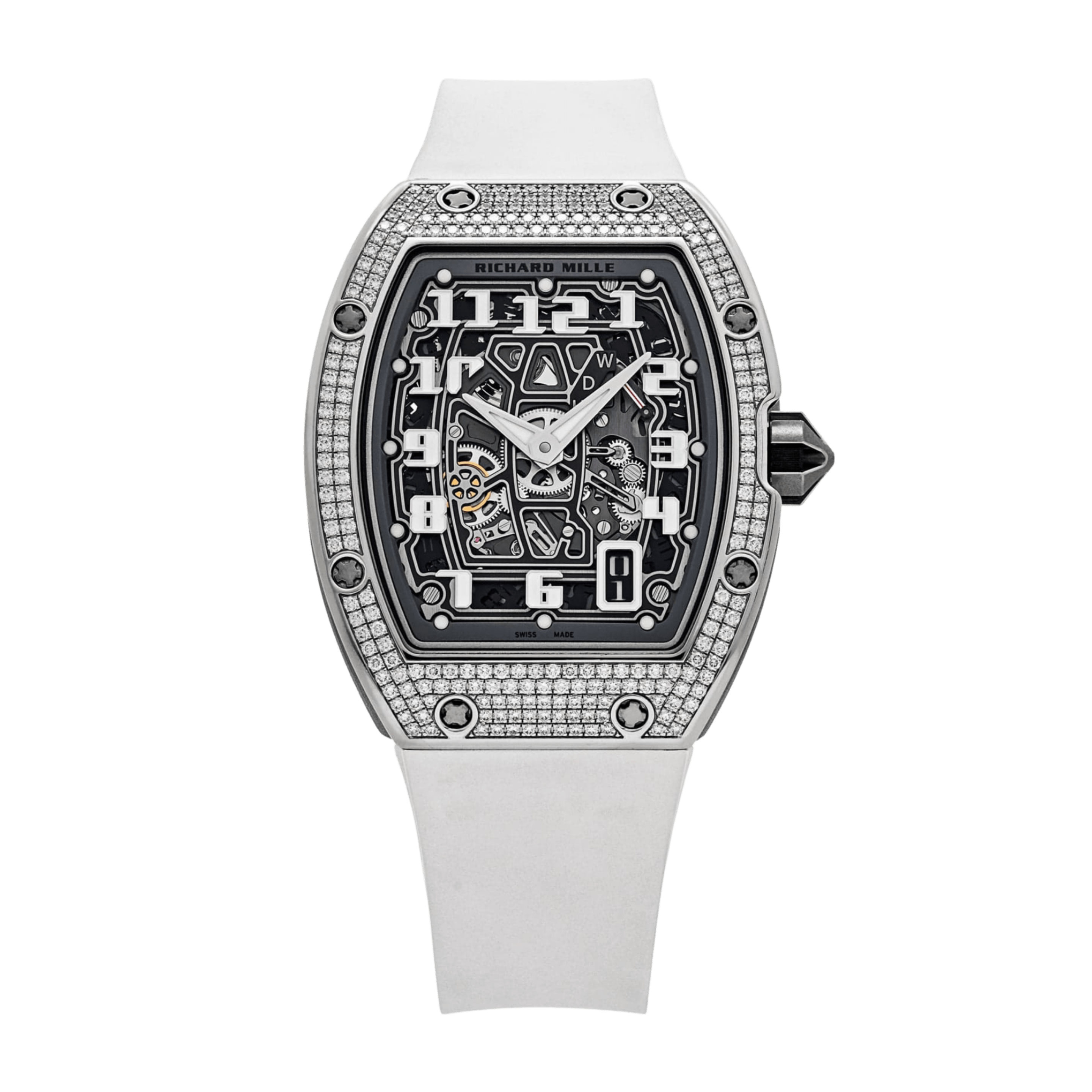 RM67-01 Extra Flat White Gold Diamond Product Image