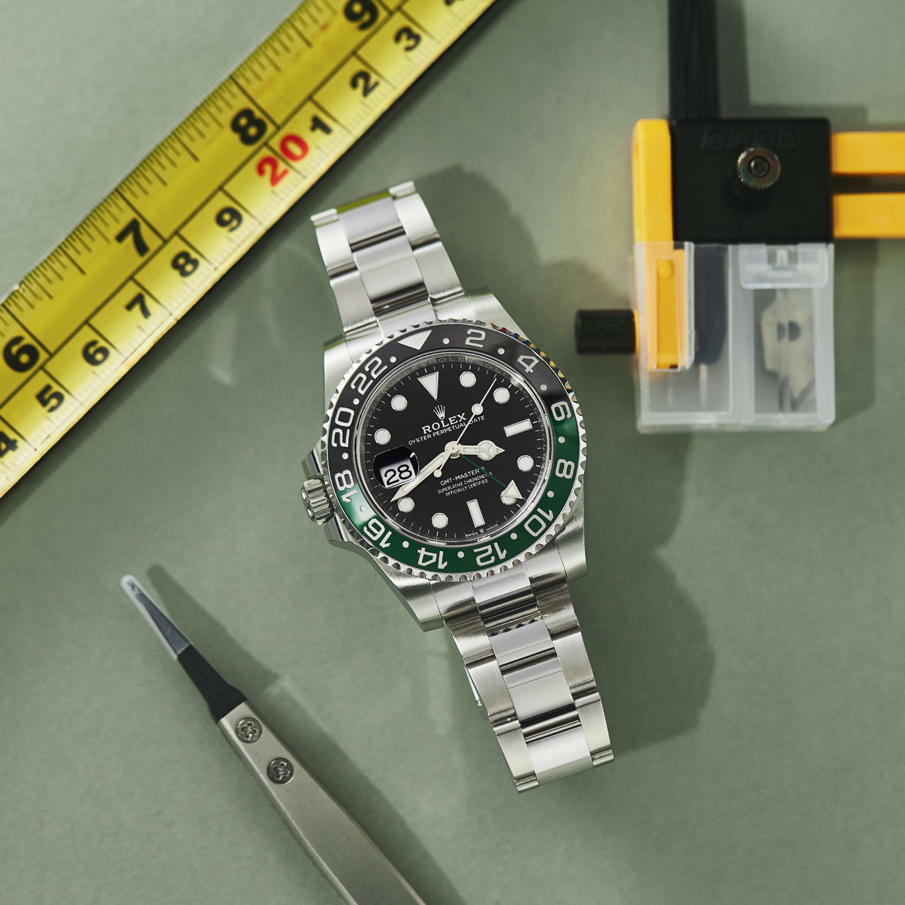 GMT-Master II Steel Black Dial "Sprite" 40mm Product Image