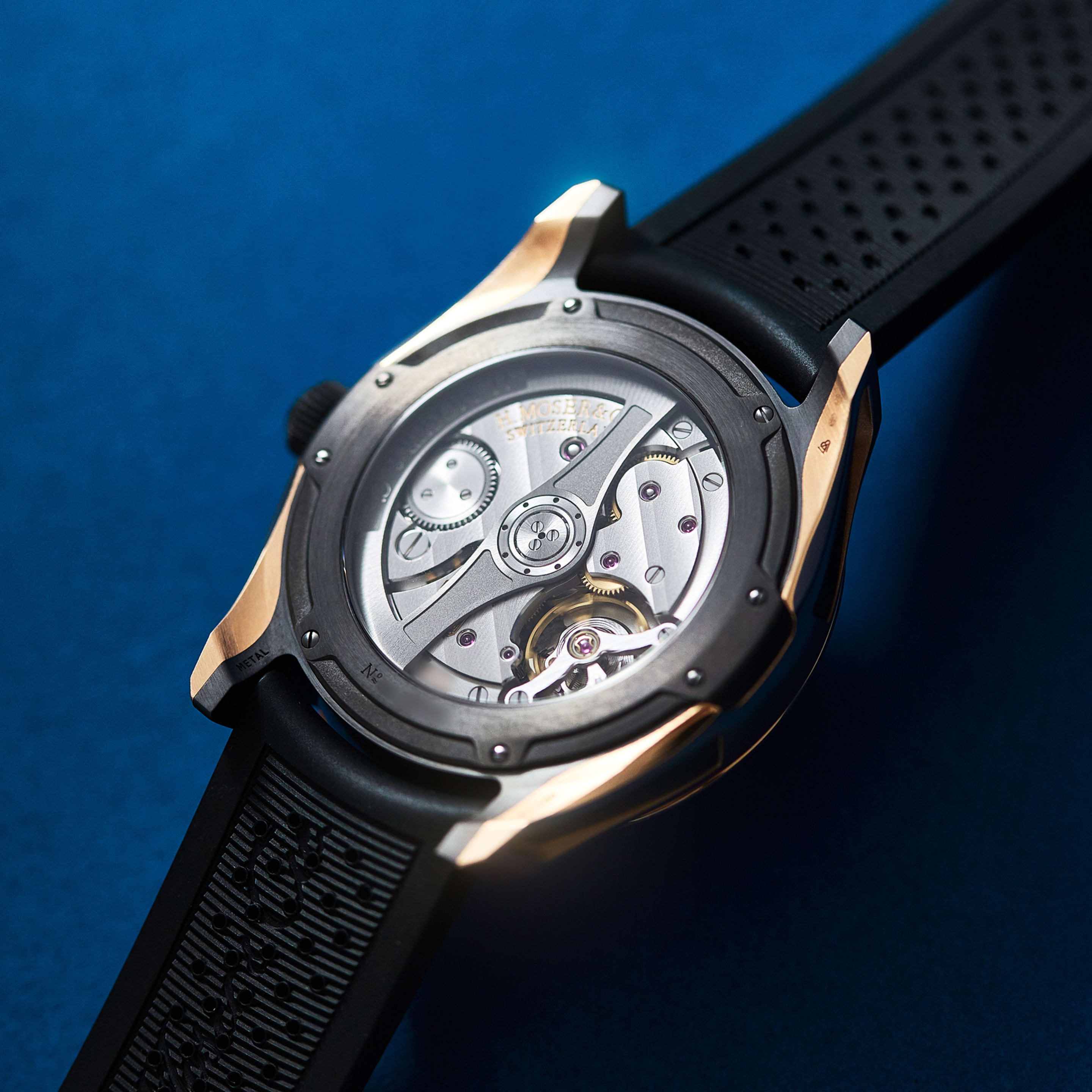 Pioneer Centre Seconds Rose Gold & Titanium Blue Dial 43mm Product Image