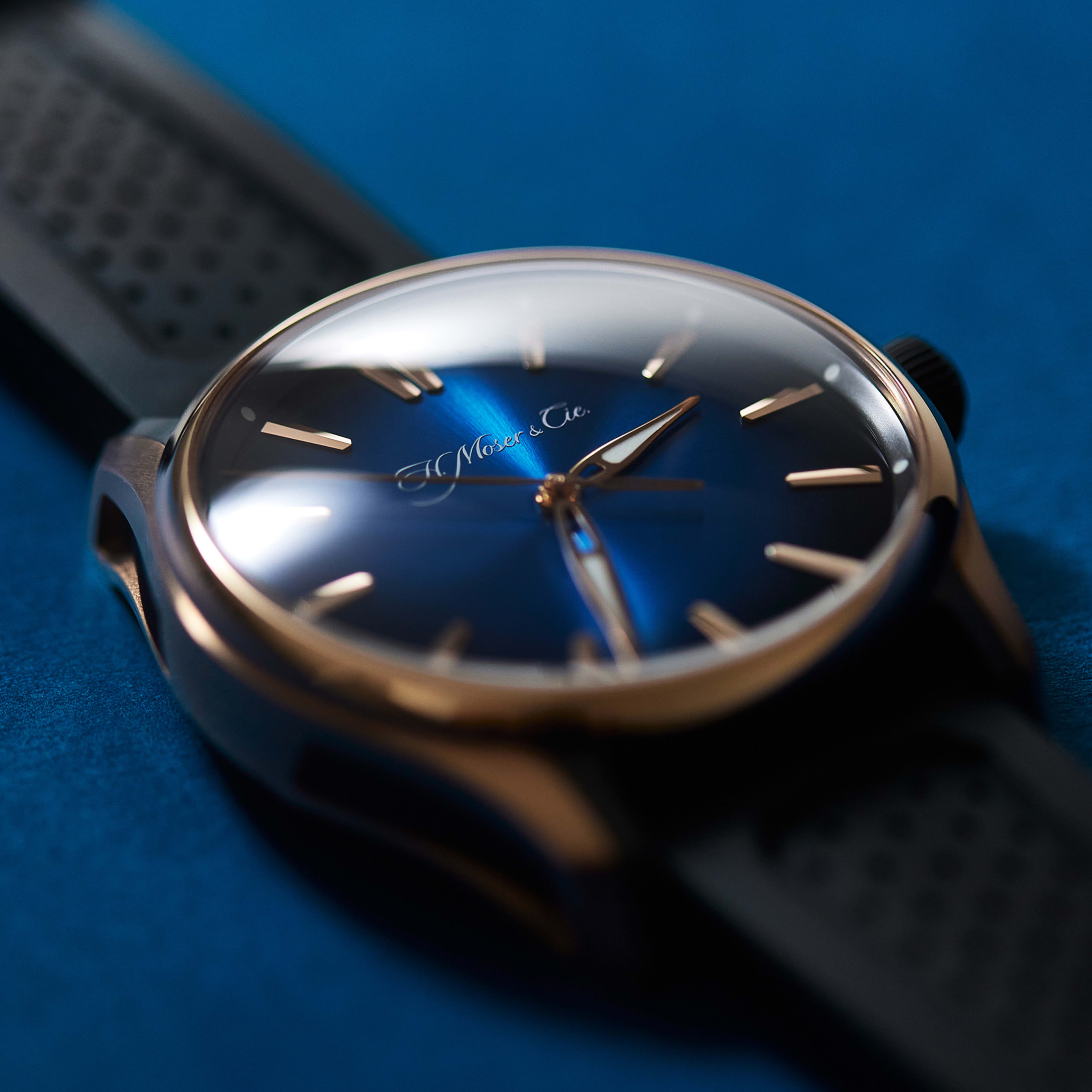 Pioneer Centre Seconds Rose Gold & Titanium Blue Dial 43mm Product Image