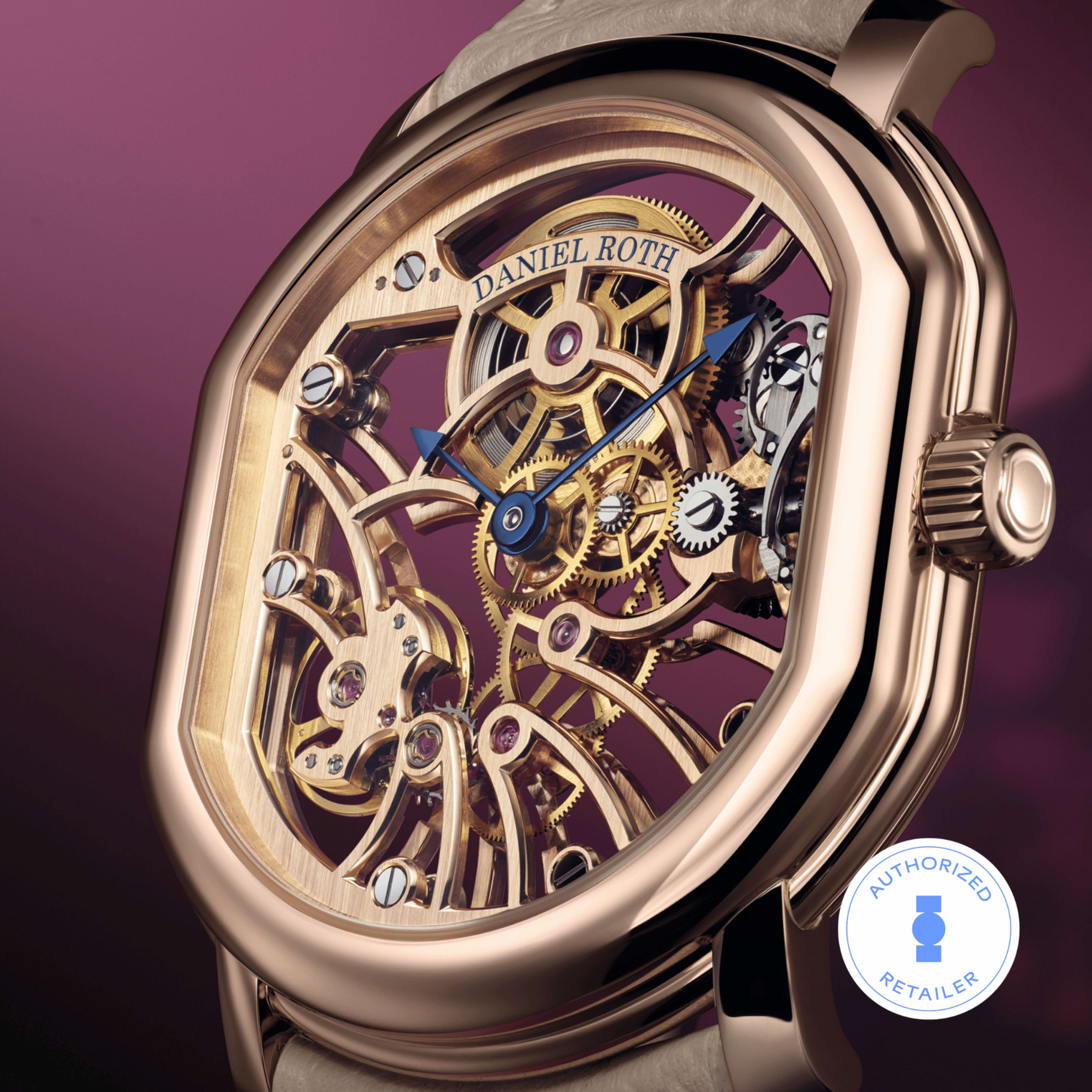 Extra Plat Rose Gold Skeleton Dial 38mm Product Image