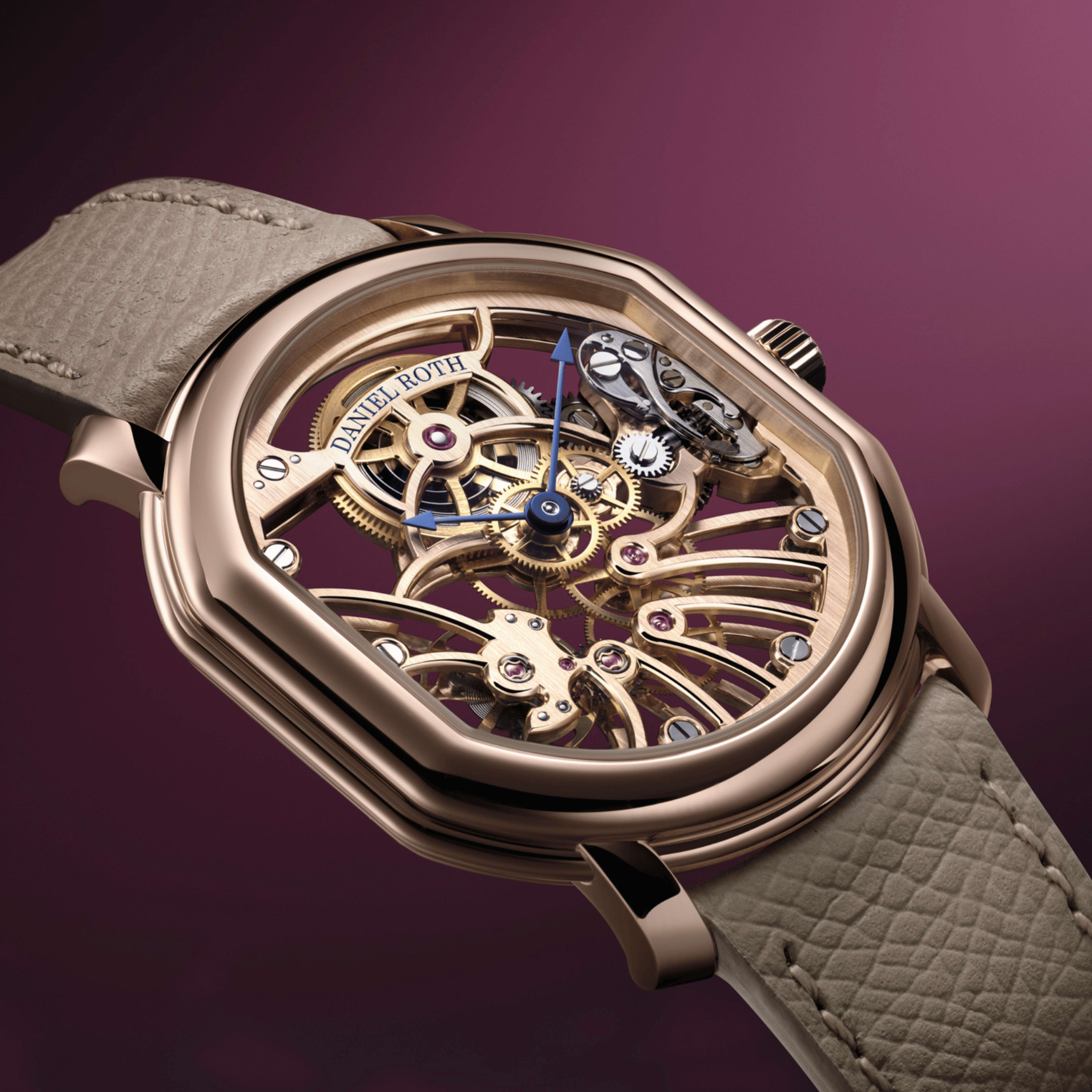 Extra Plat Rose Gold Skeleton Dial 38mm Product Image