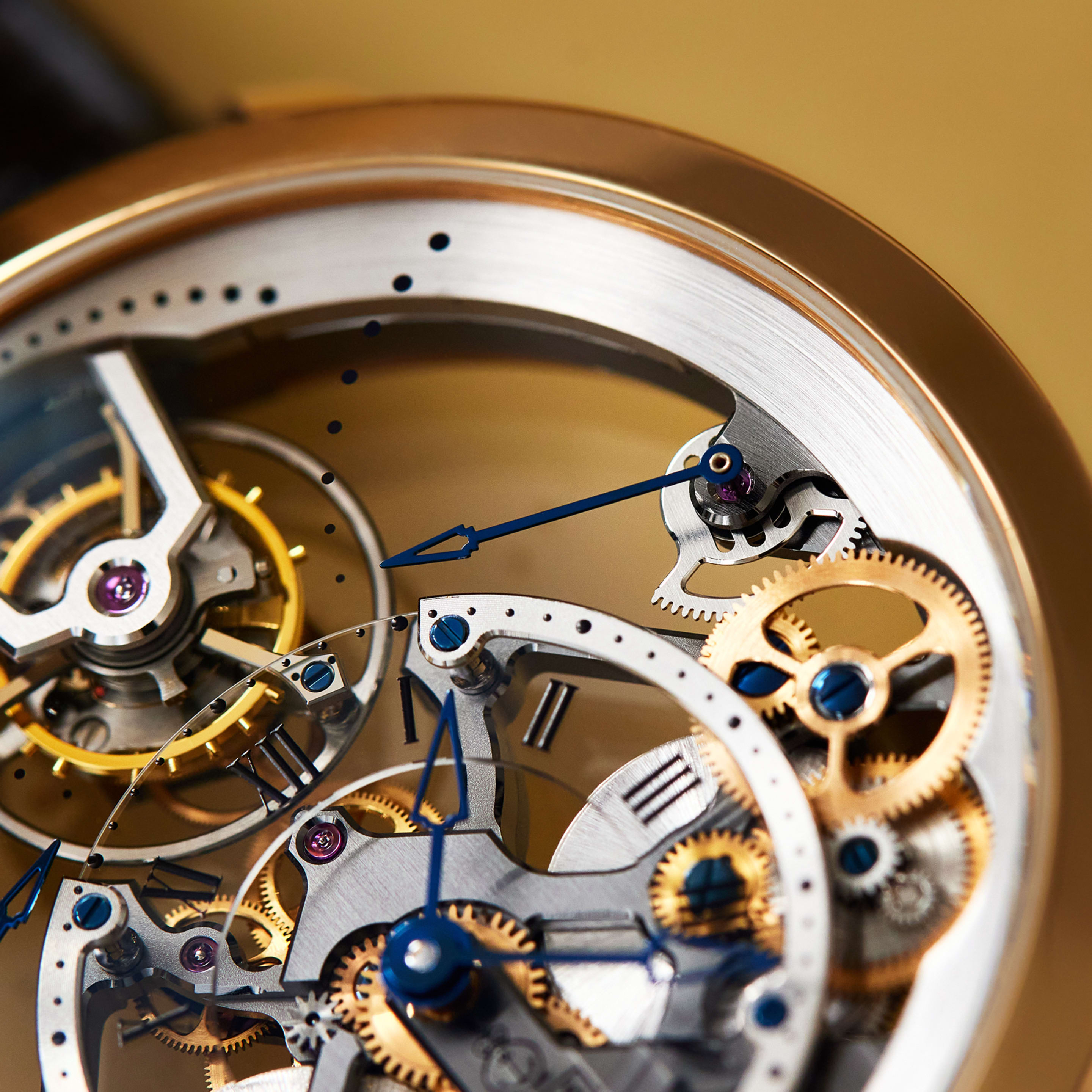 Time Pyramid Tourbillon Rose Gold Skeleton Dial 44mm Product Image