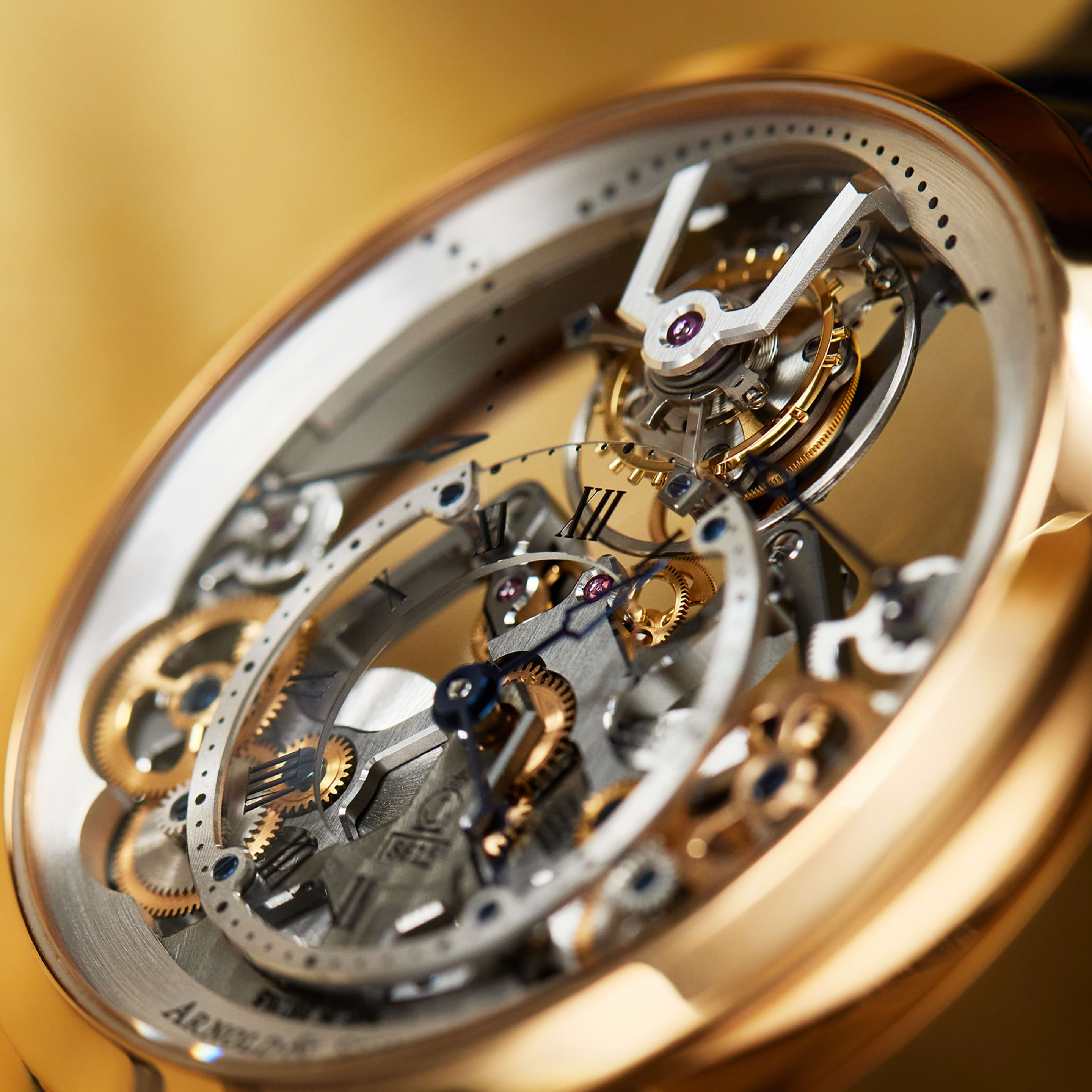 Time Pyramid Tourbillon Rose Gold Skeleton Dial 44mm Product Image