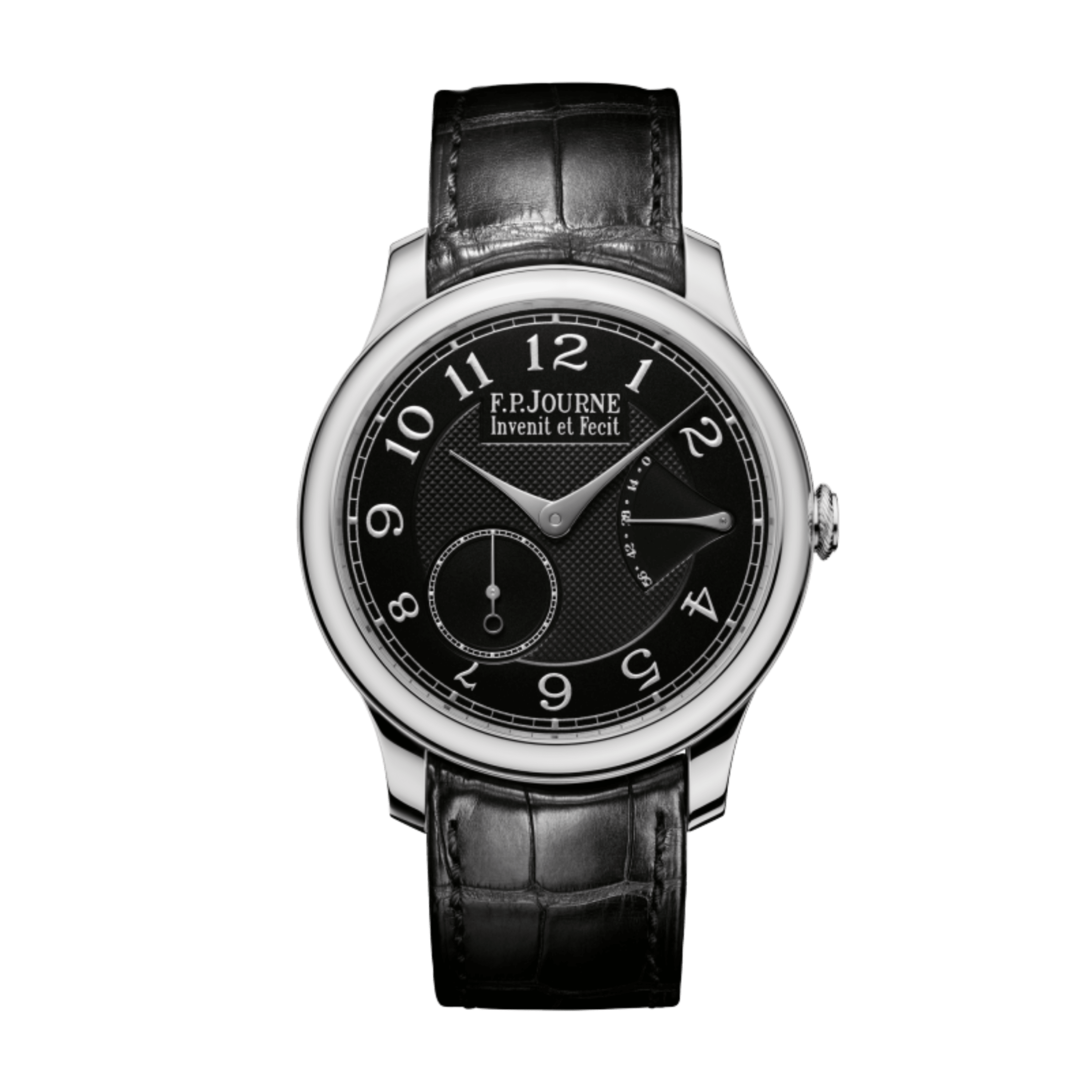 Chronomètre Souverain "Black Label" Platinum Black Dial 40mm Product Image