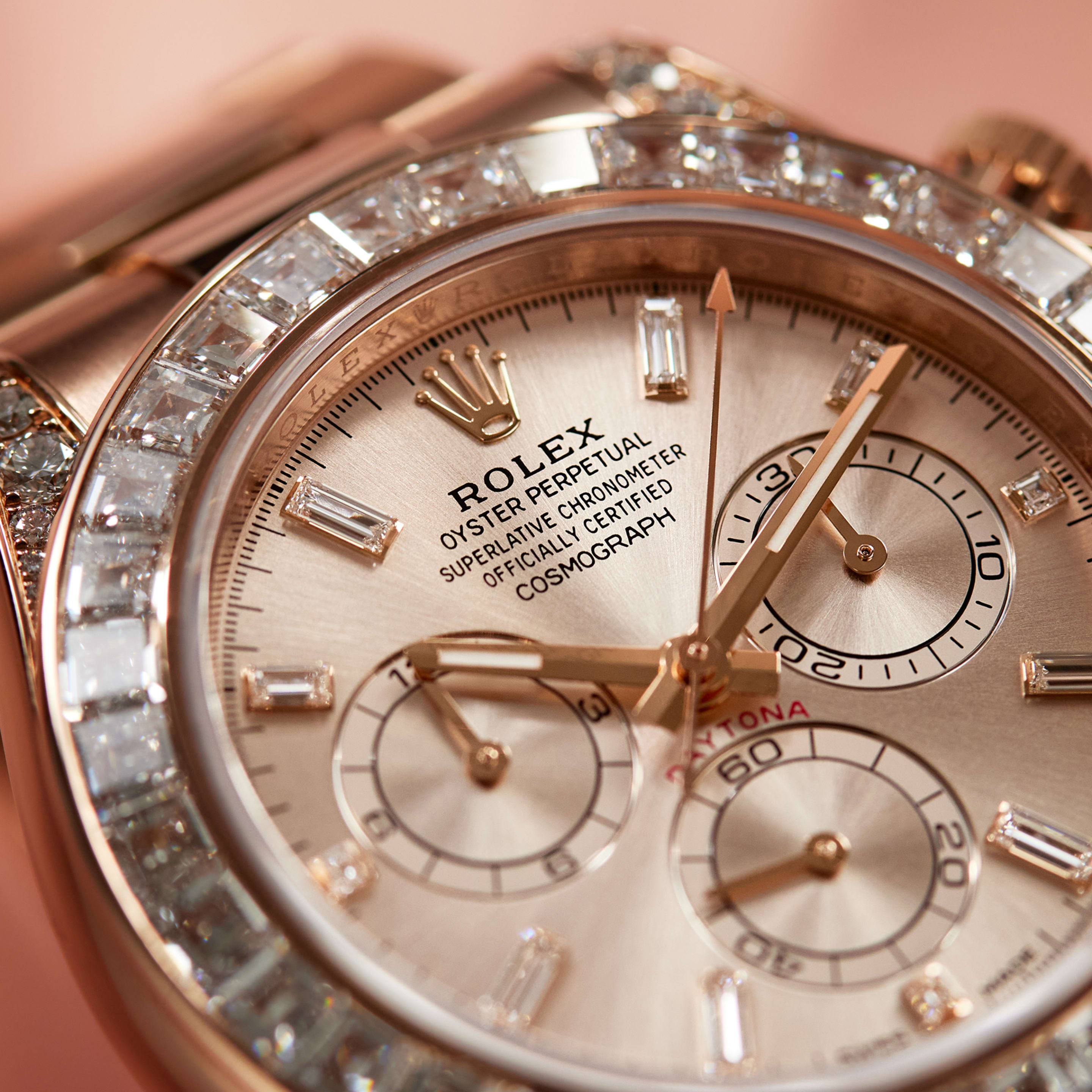 Daytona Rose Gold Diamond Pink Dial 40mm Product Image