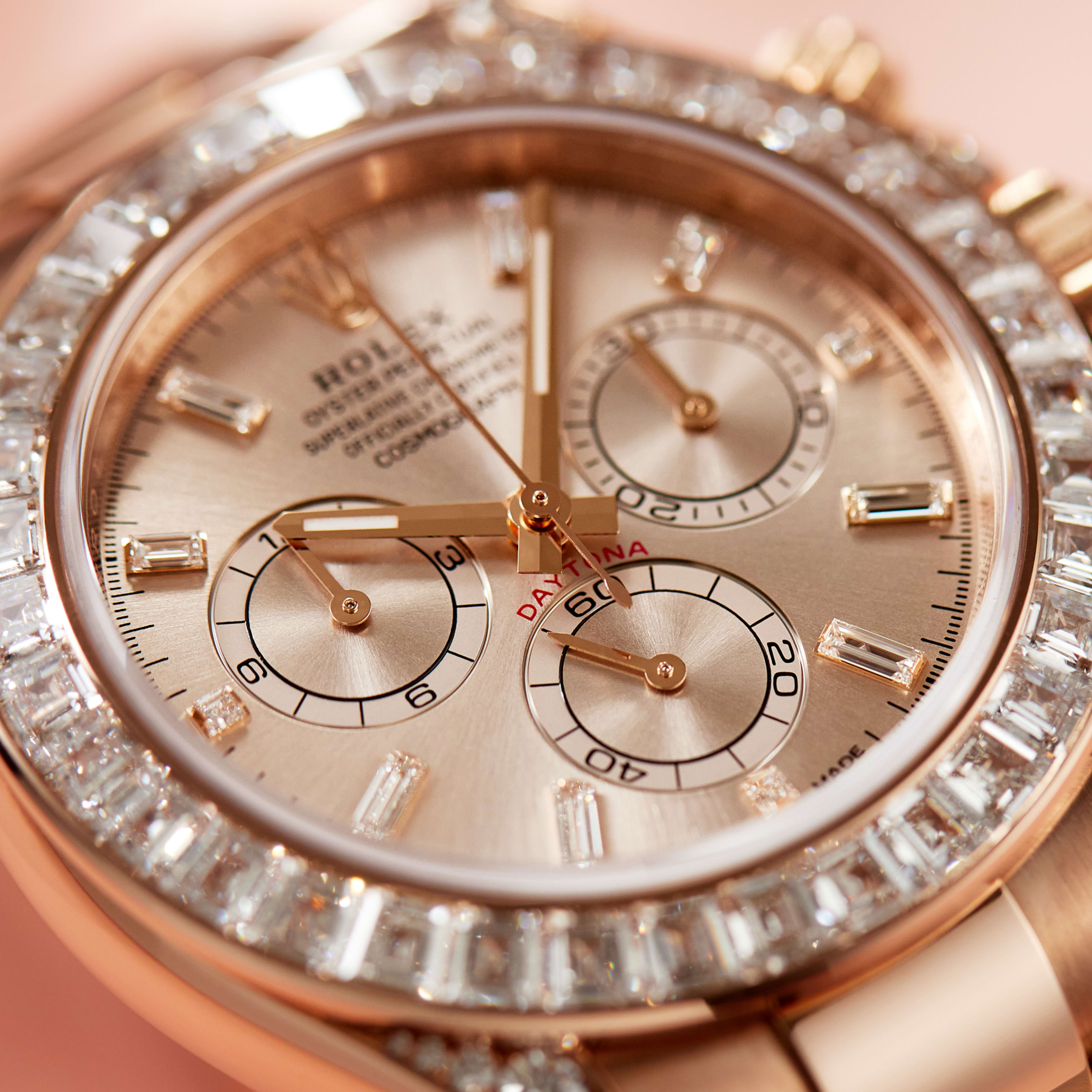 Daytona Rose Gold Diamond Pink Dial 40mm Product Image