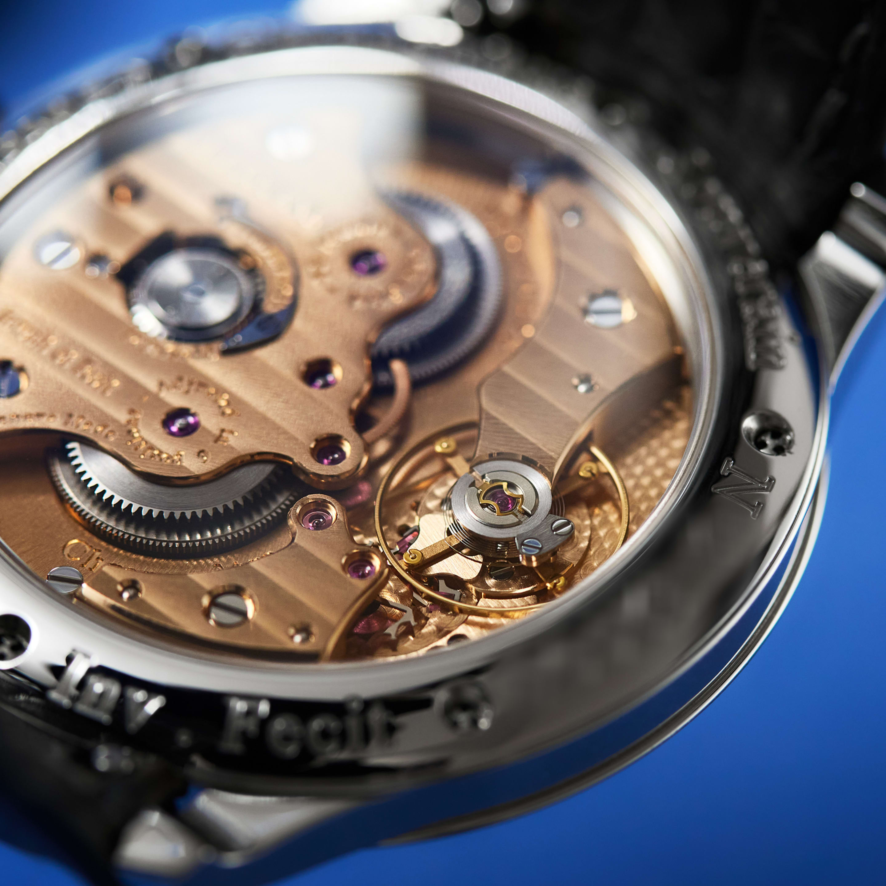 Chronomètre Souverain "Black Label" Platinum Black Dial 40mm Product Image