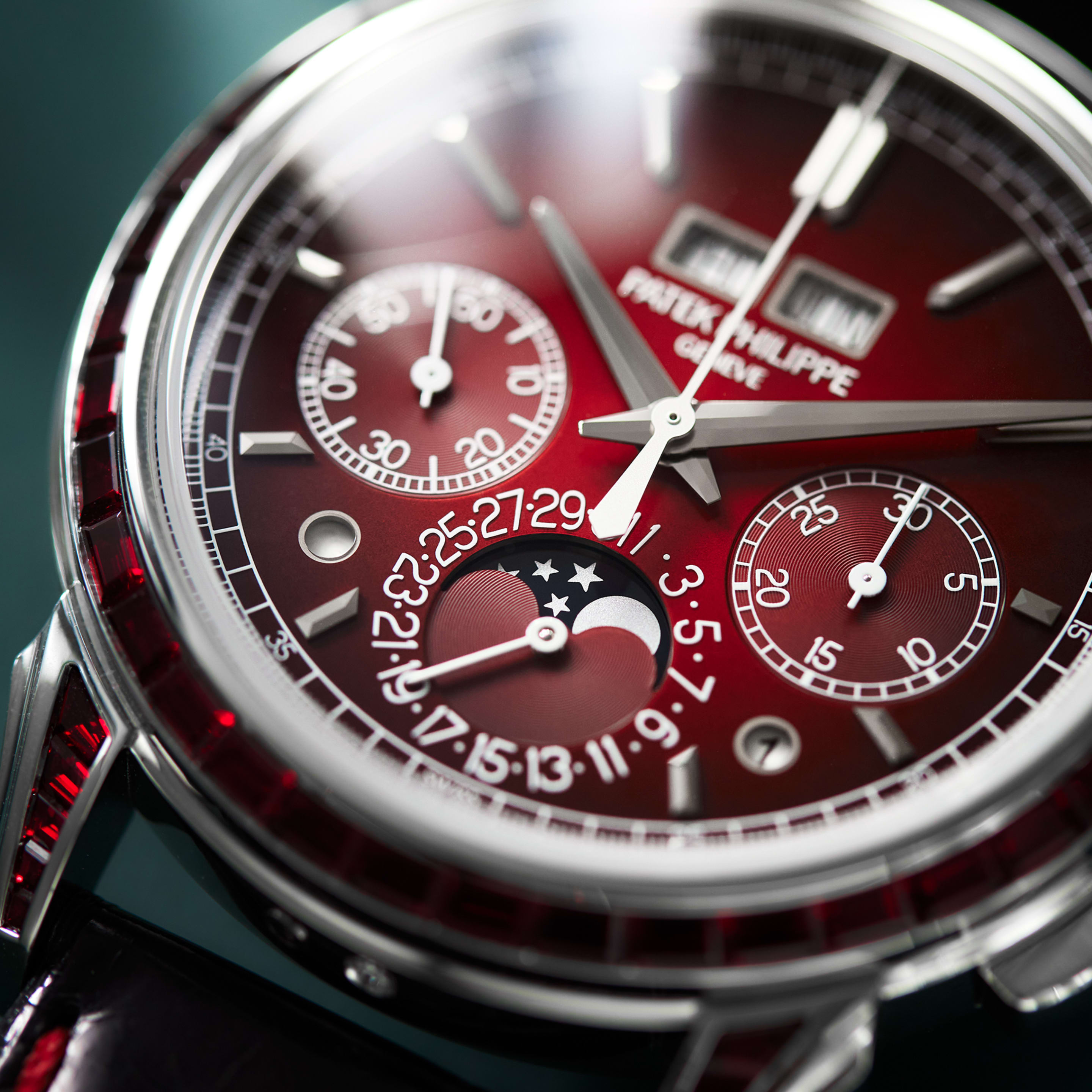 Grand Complications Perpetual Calendar Chronograph Platinum Ruby Red Dial 41mm Product Image