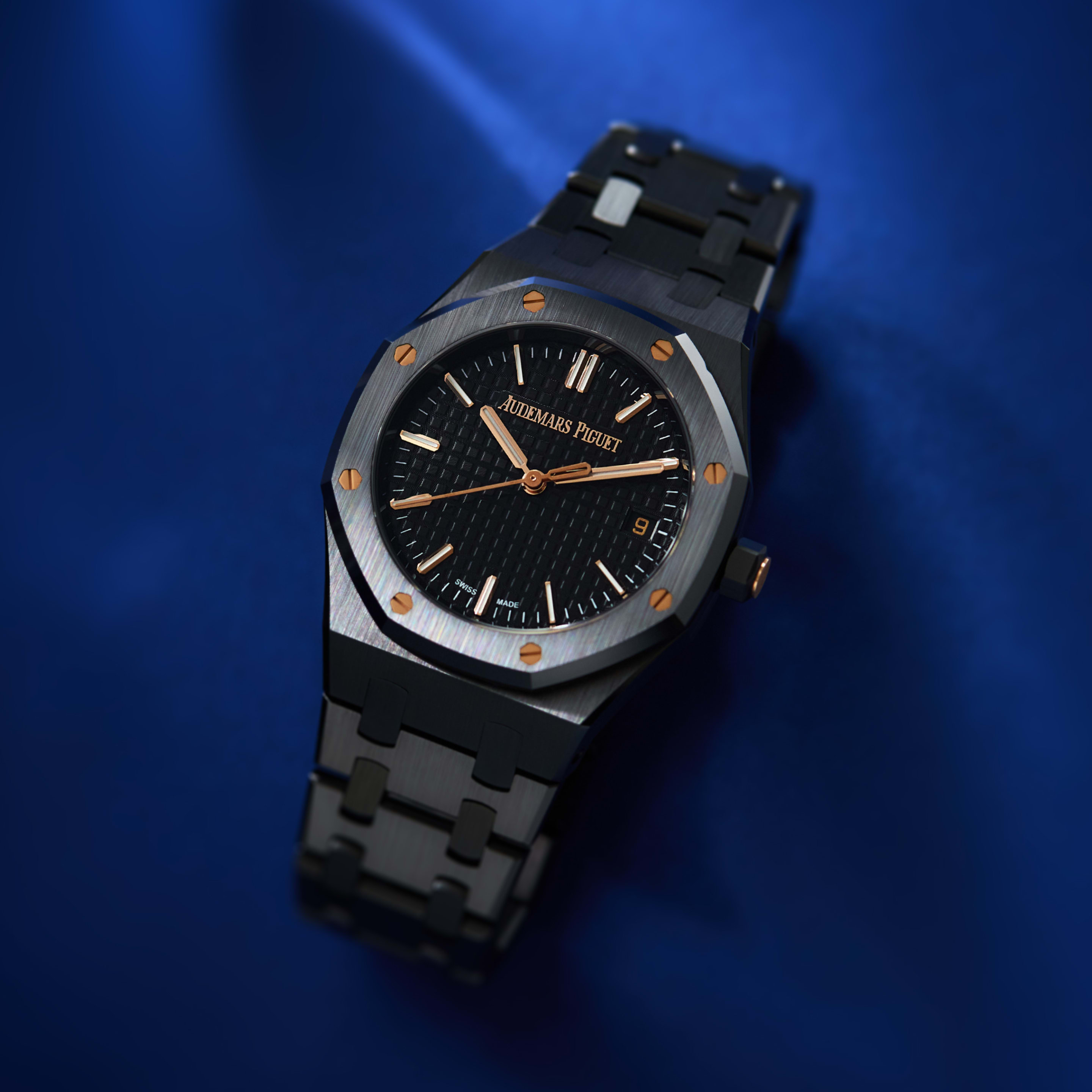 Audemars Piguet Royal Oak Selfwinding Ceramic Black Dial 34mm