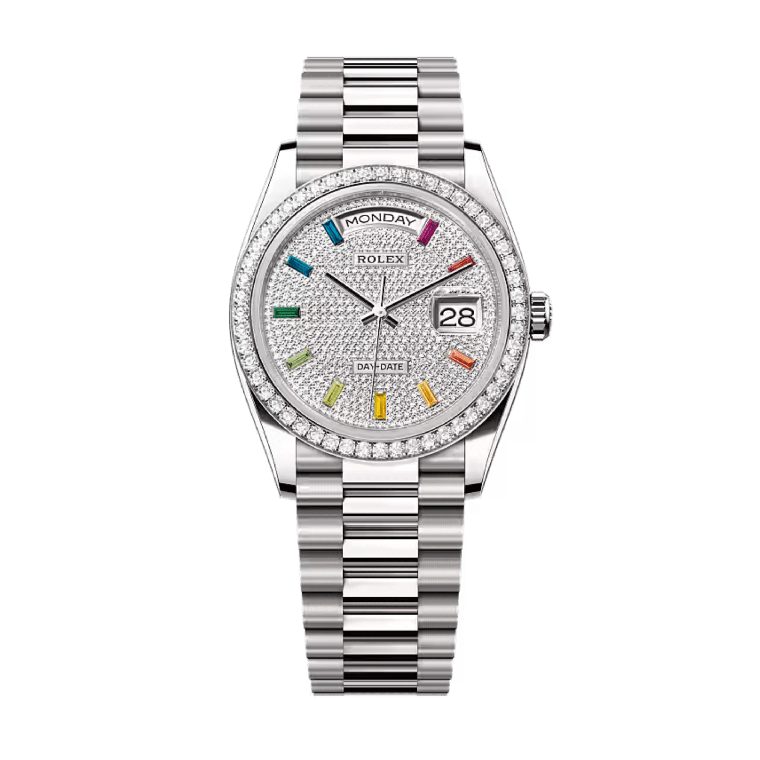 Day-Date White Gold Diamond Pave Dial 36mm Product Image