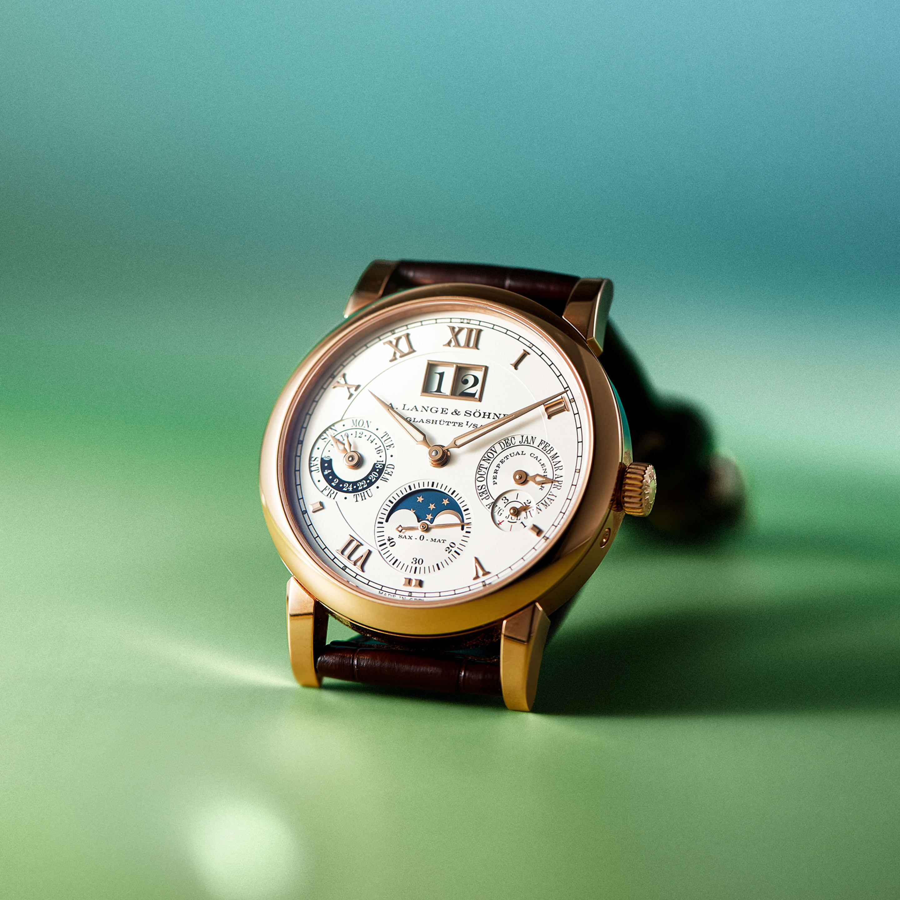 A. Lange & Söhne Langematik Perpetual Rose Gold Silver Dial 38mm