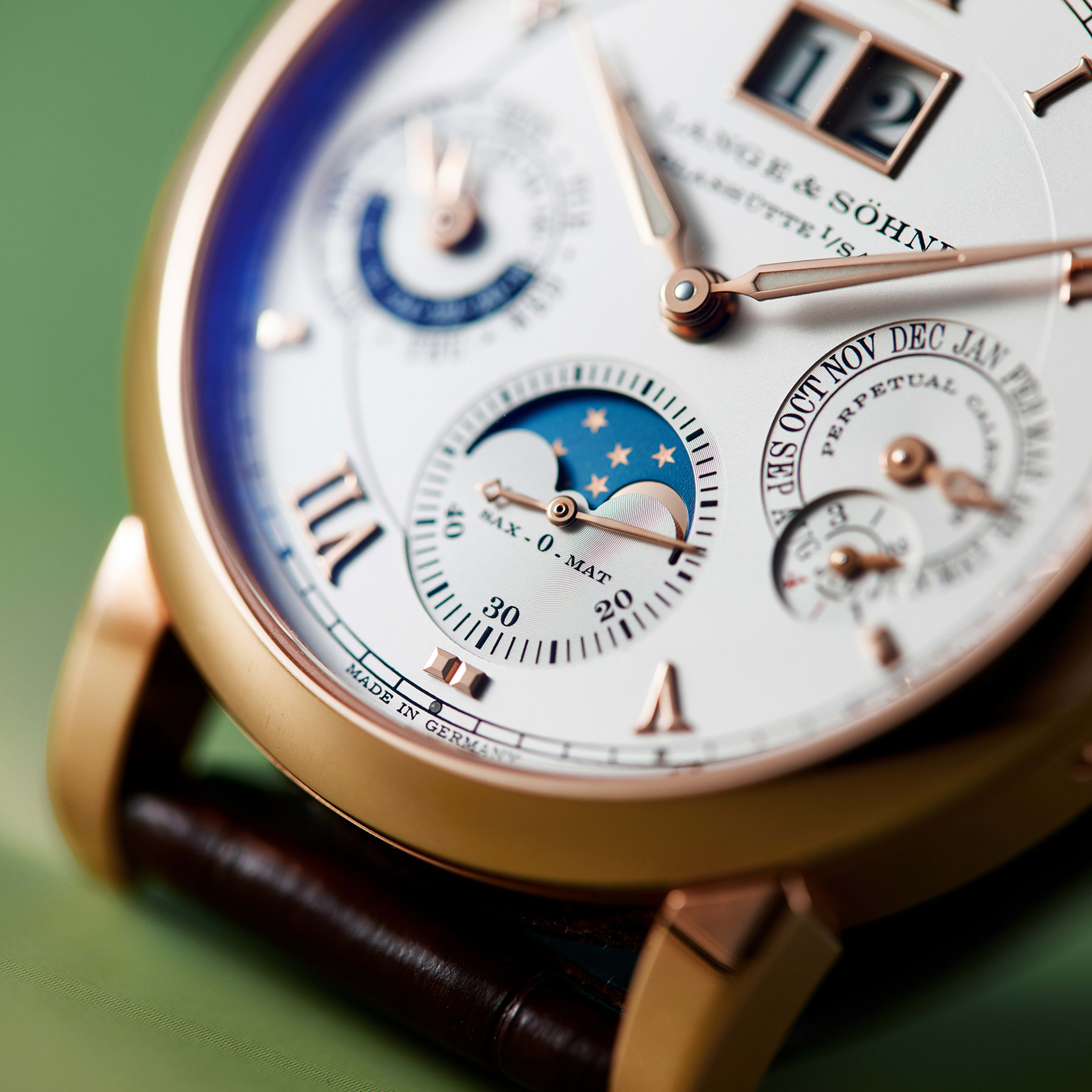 A. Lange & Söhne Langematik Perpetual Rose Gold Silver Dial 38mm