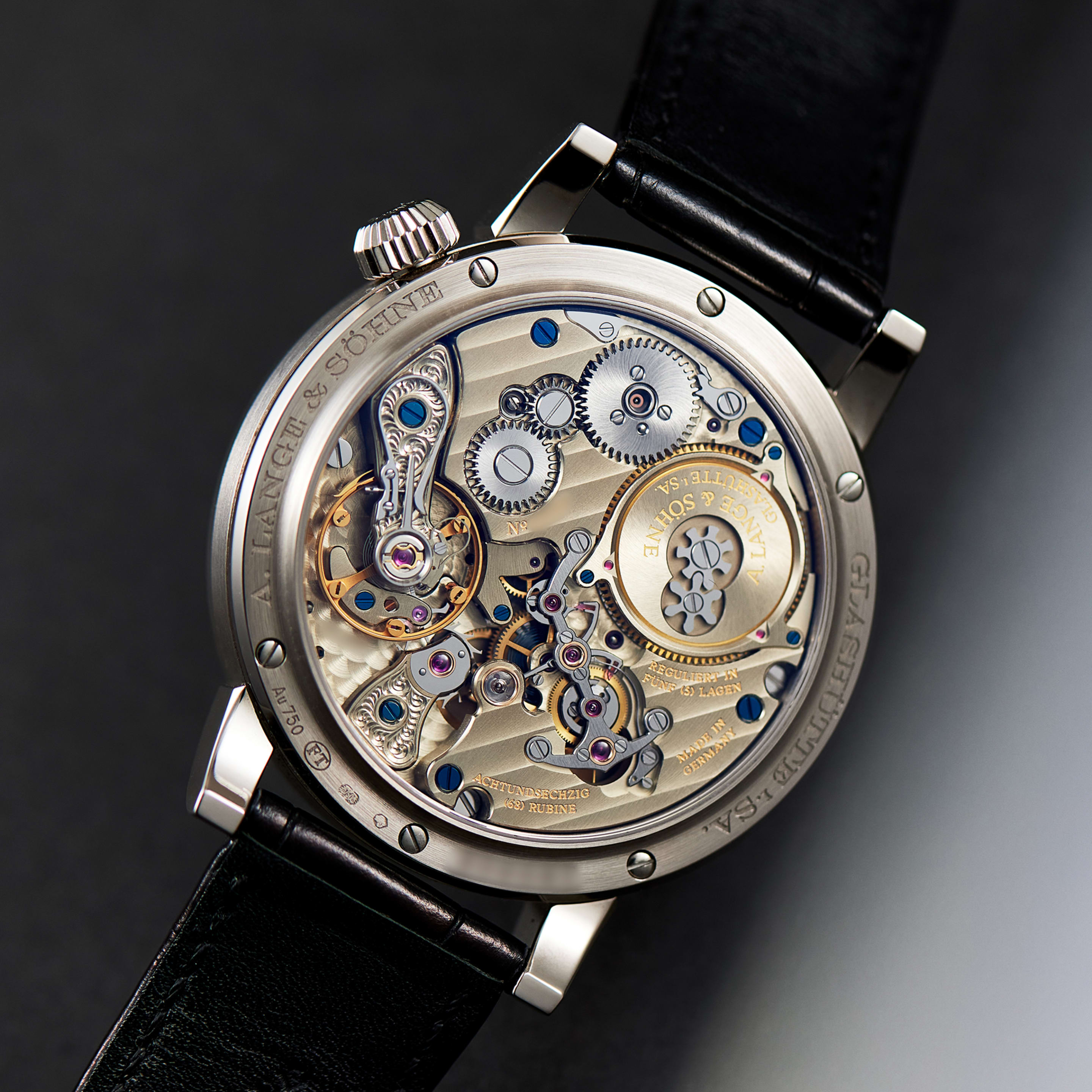 Zeitwerk White Gold Black Dial 41mm Product Image