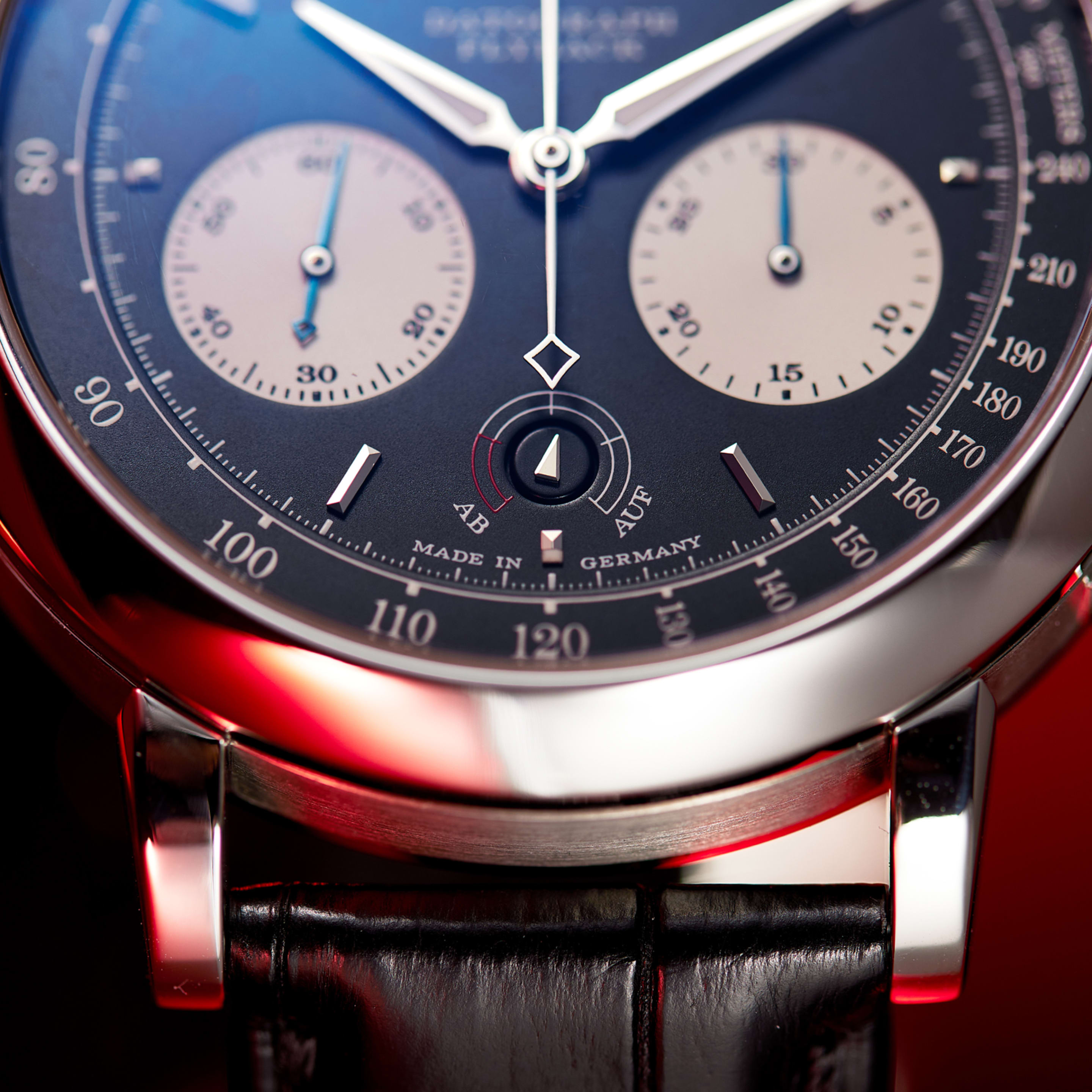 Saxonia Datograph Up/Down Platinum Black Dial 41mm Product Image