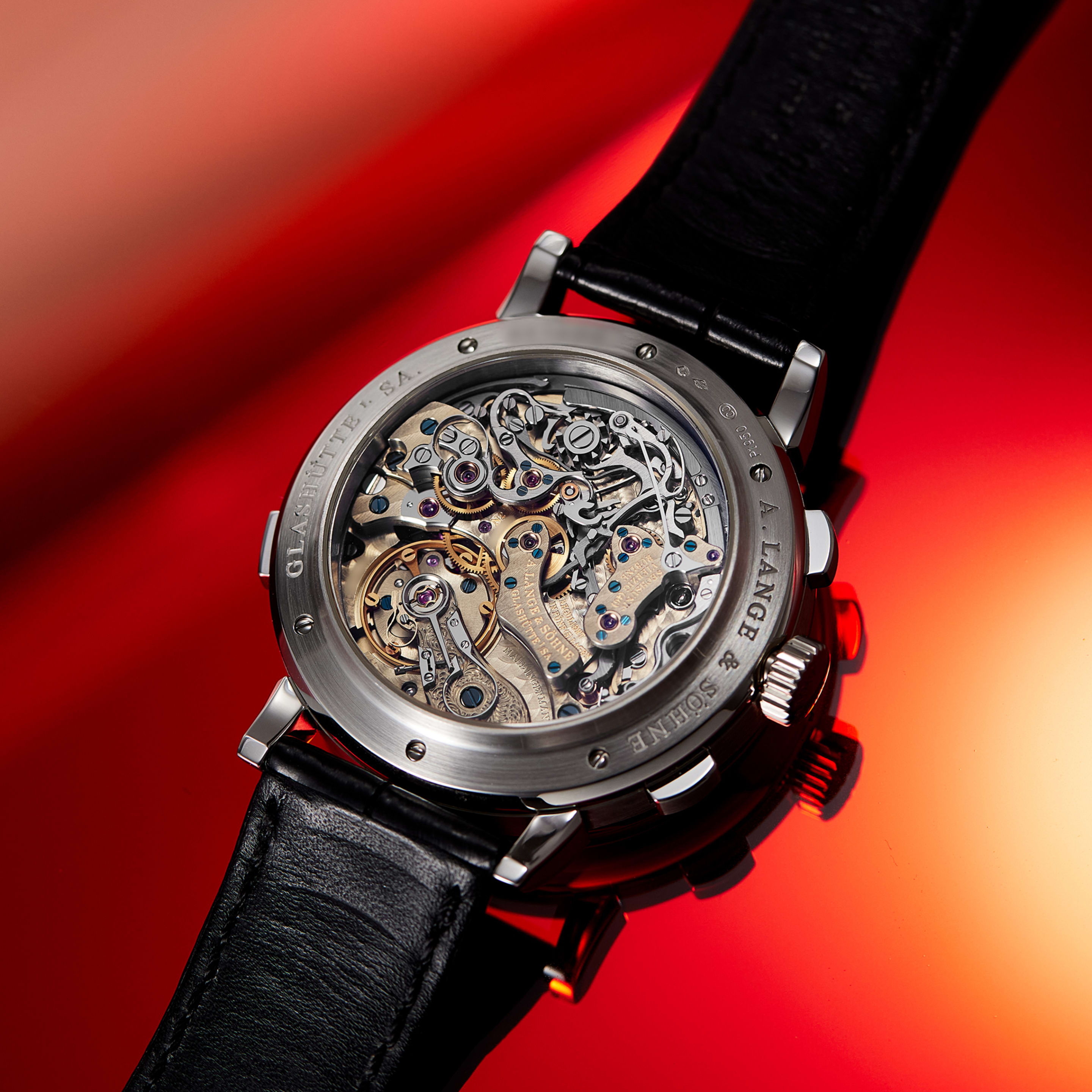 Saxonia Datograph Up/Down Platinum Black Dial 41mm Product Image