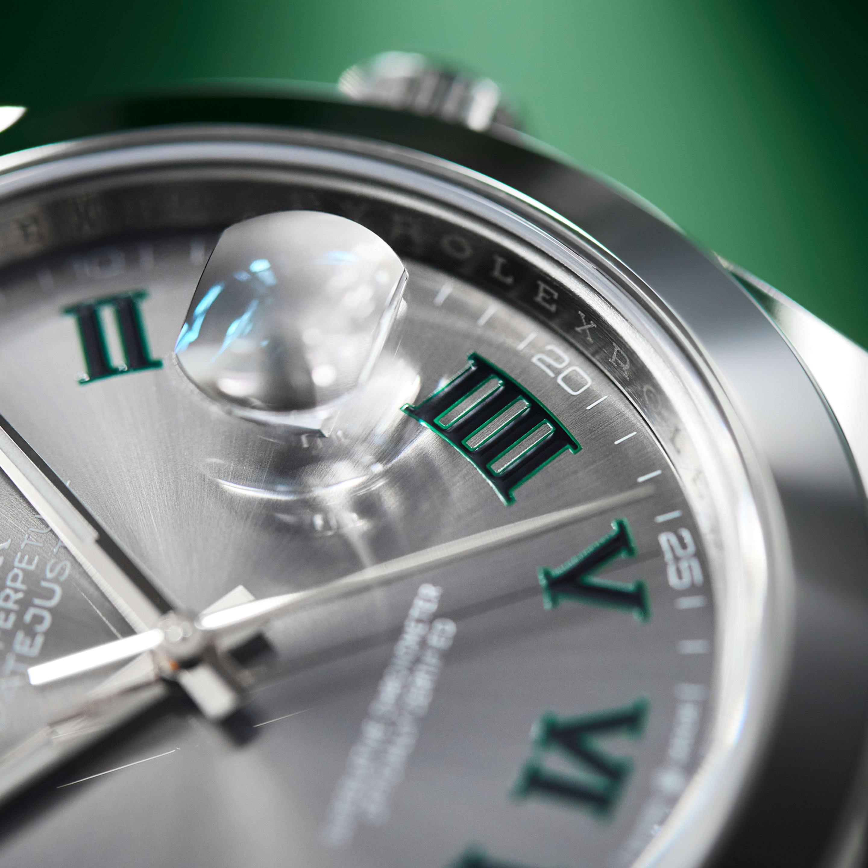 Datejust "Wimbledon" Steel Jubilee Grey Dial 41mm Product Image