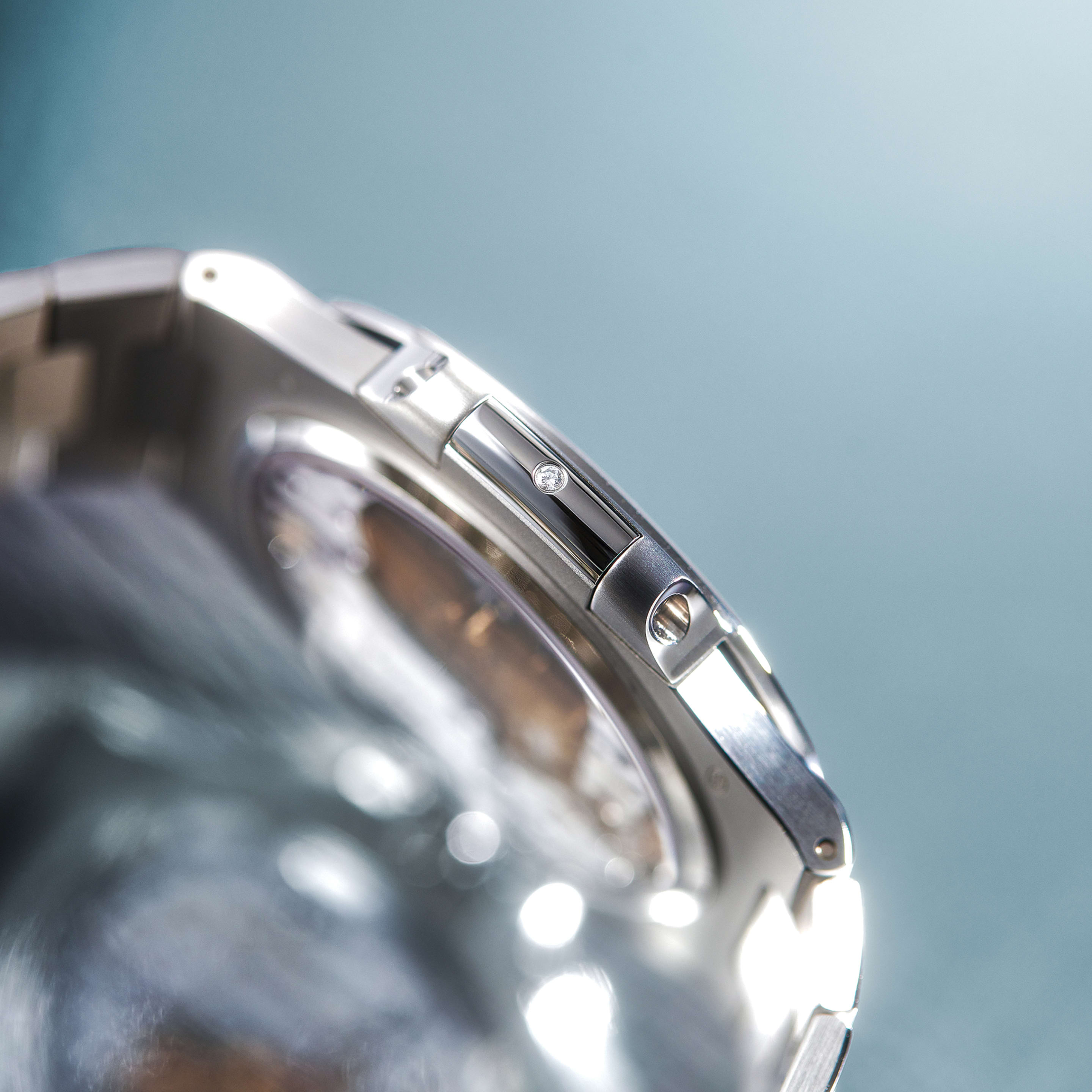 Nautilus "50th Anniversary" Platinum Blue Dial 38mm Product Image
