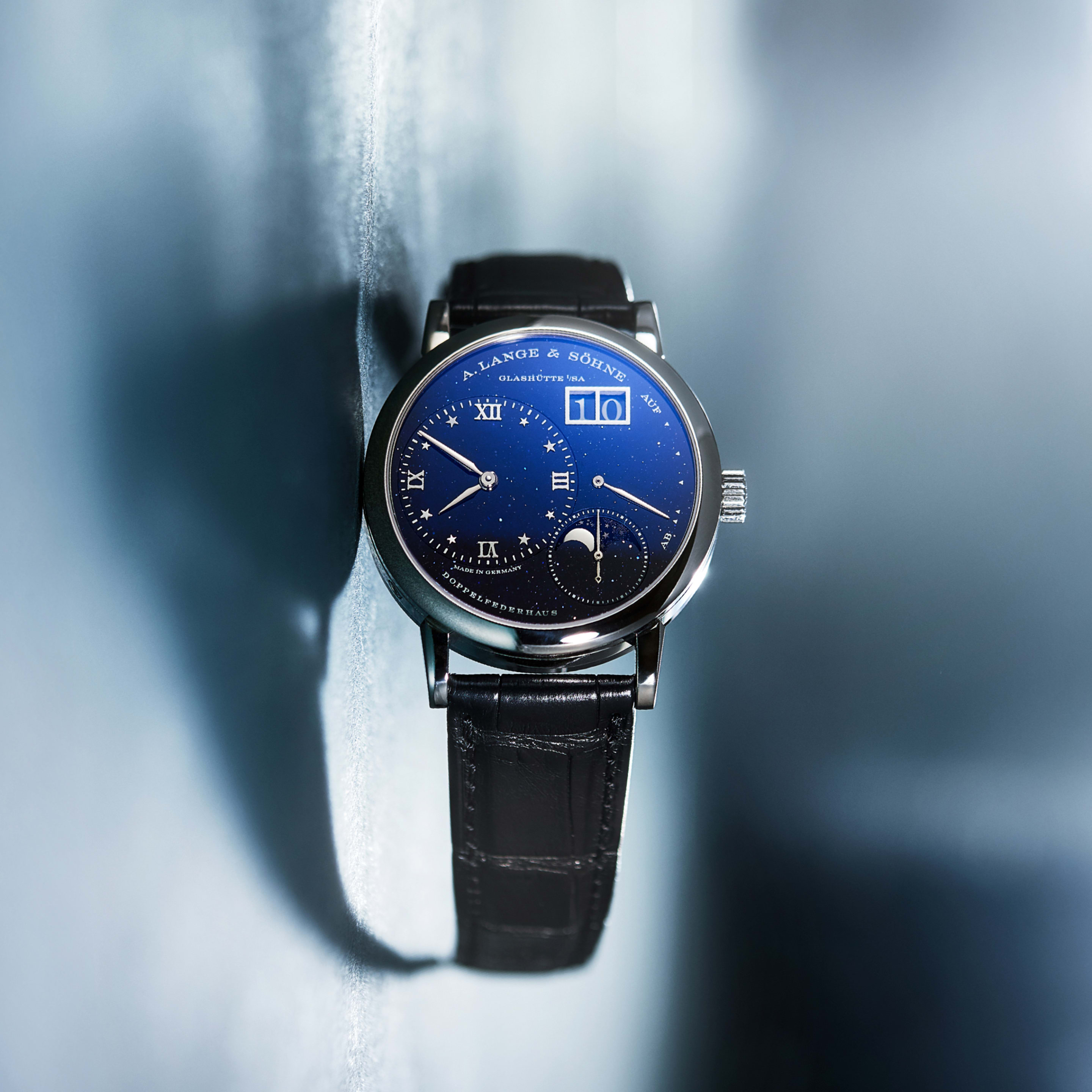 Lange 1 Moonphase White Gold Blue Dial 36mm Product Image