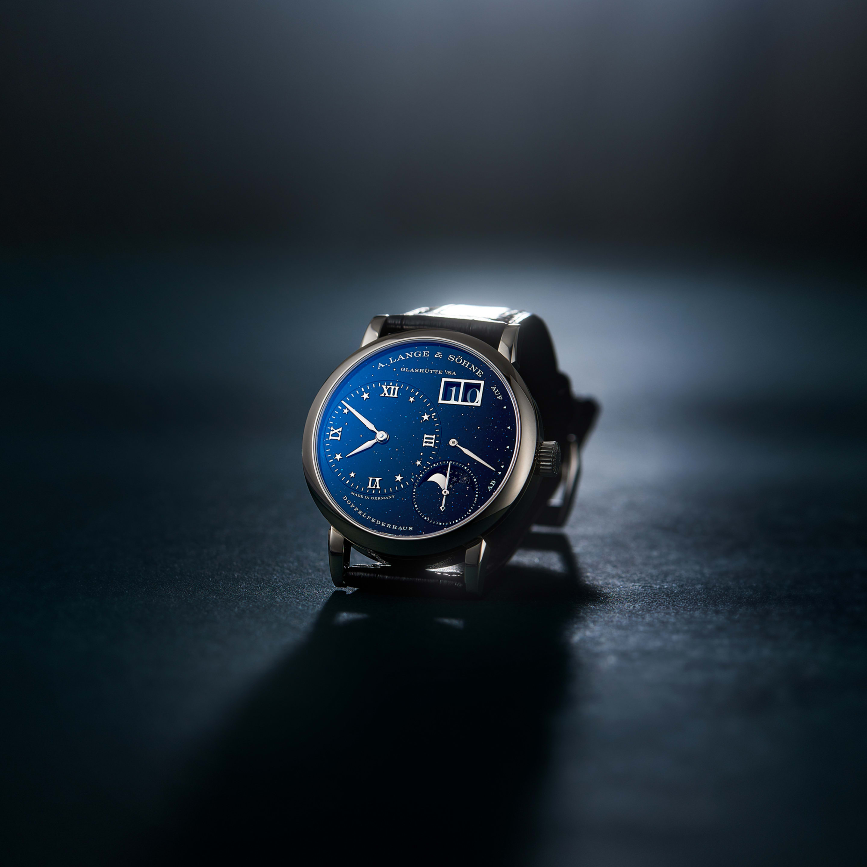 Lange 1 Moonphase White Gold Blue Dial 36mm Product Image