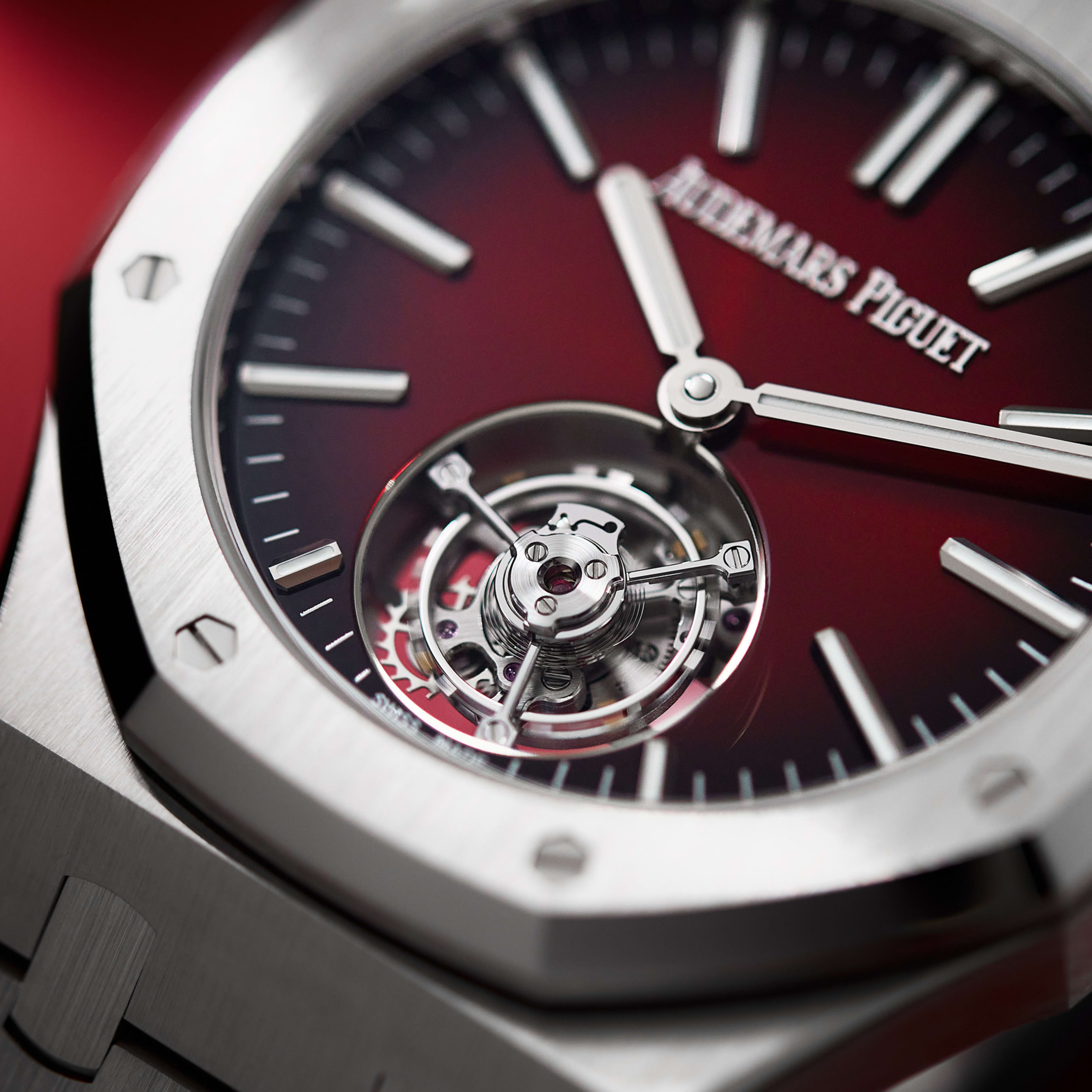 Royal Oak Flying Tourbillon Steel Red Dial 41mm Product Image