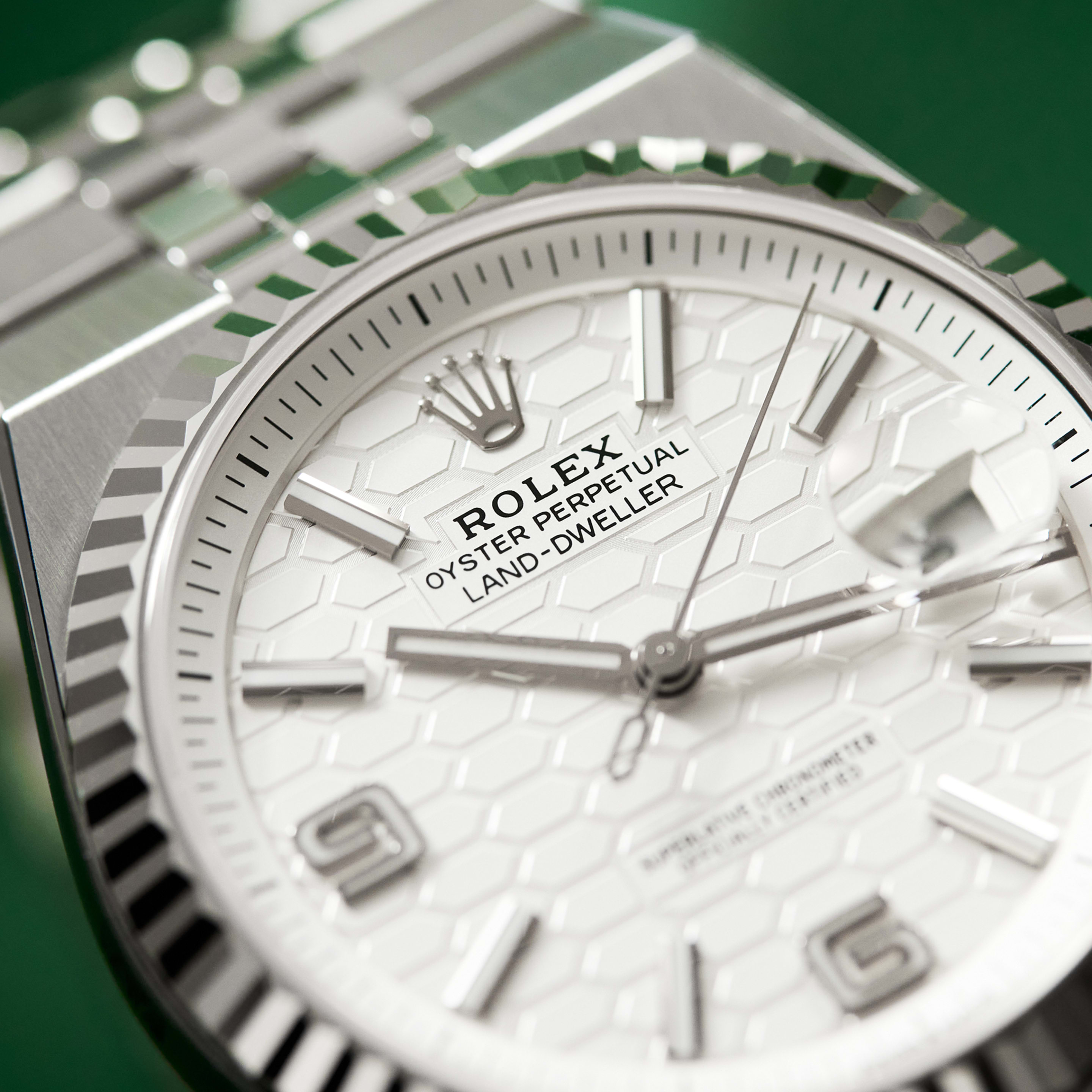 Rolex Land-Dweller Steel Jubilee White Dial 40mm 127334-0001