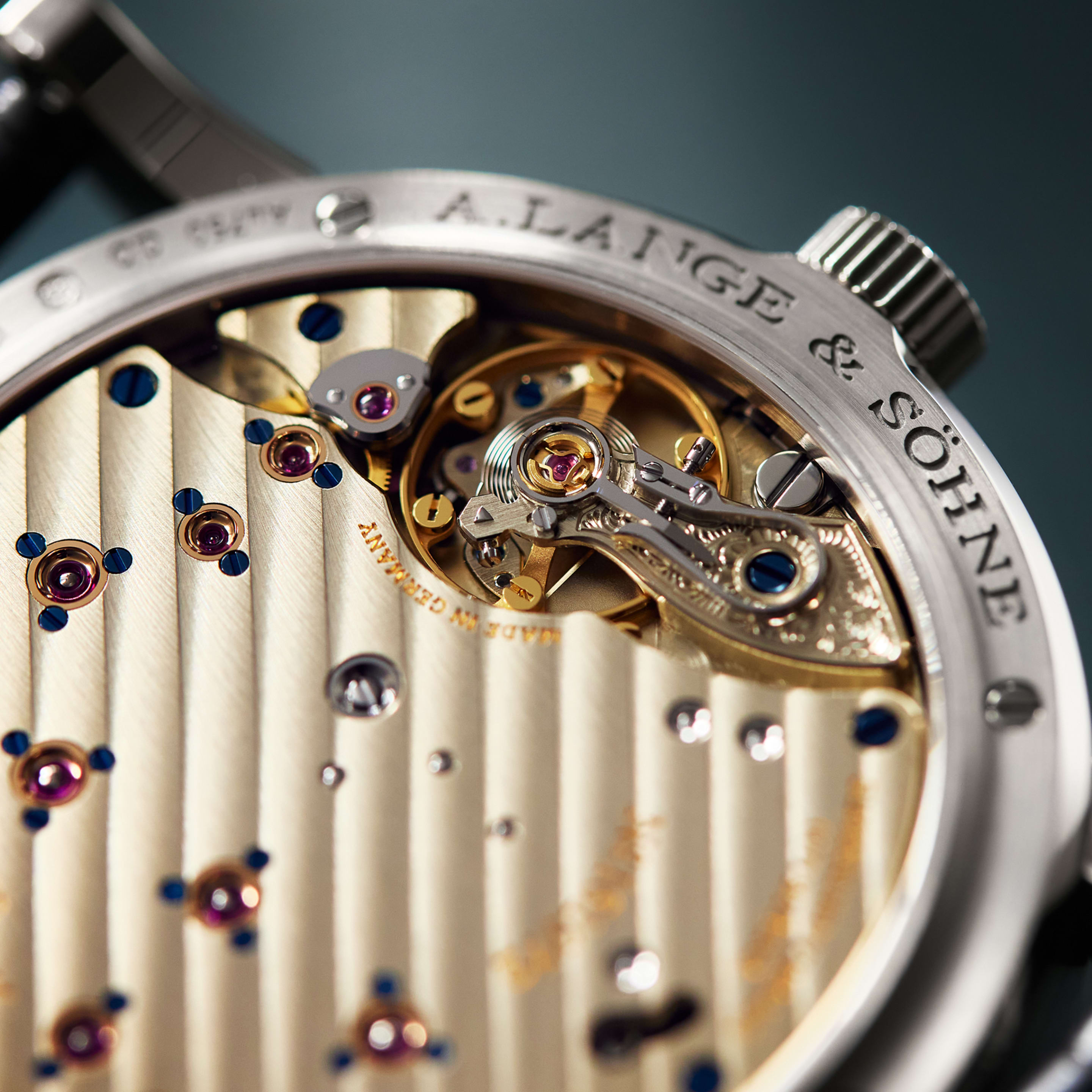 Lange 1 Moonphase White Gold Black Dial 38mm Product Image