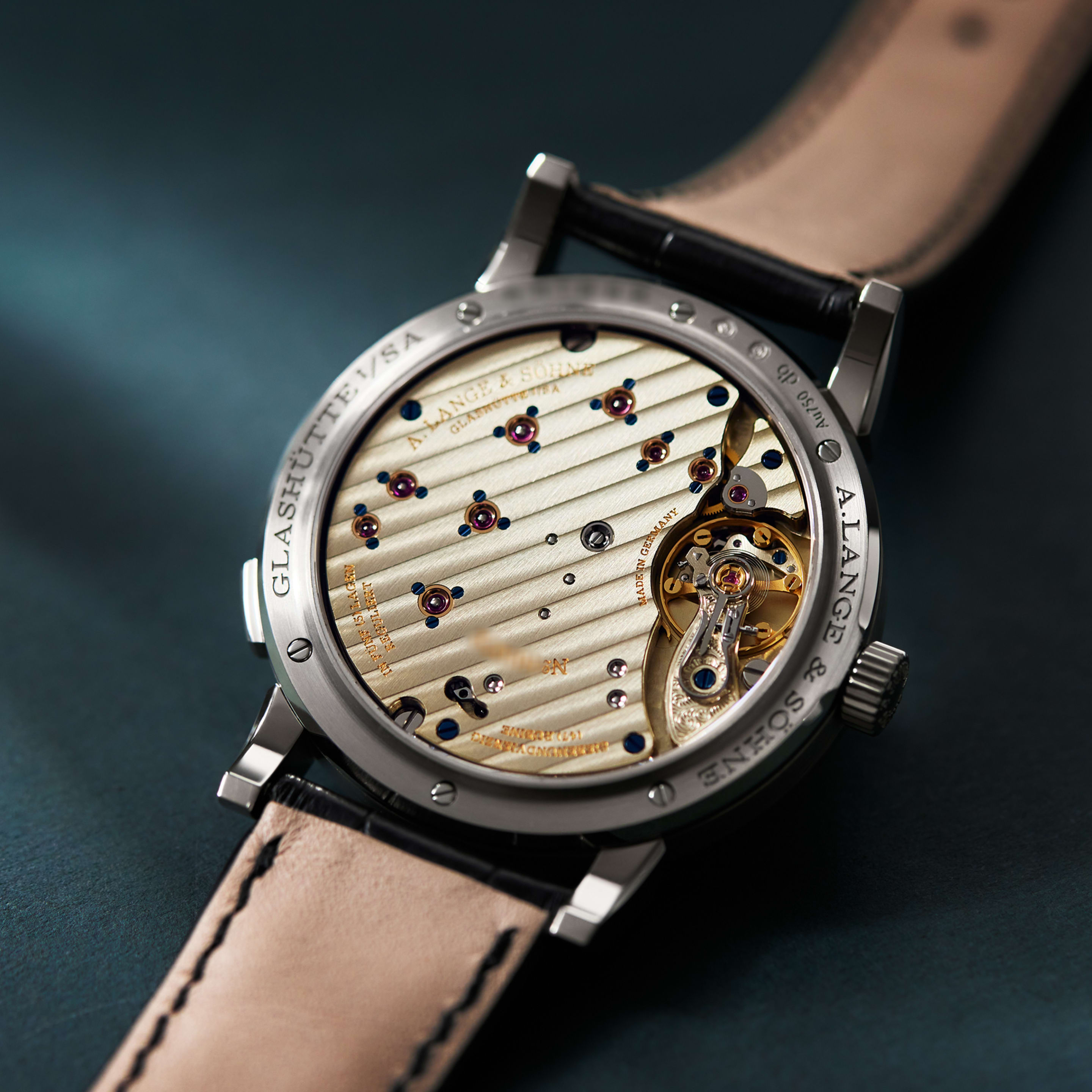 Lange 1 Moonphase White Gold Black Dial 38mm Product Image