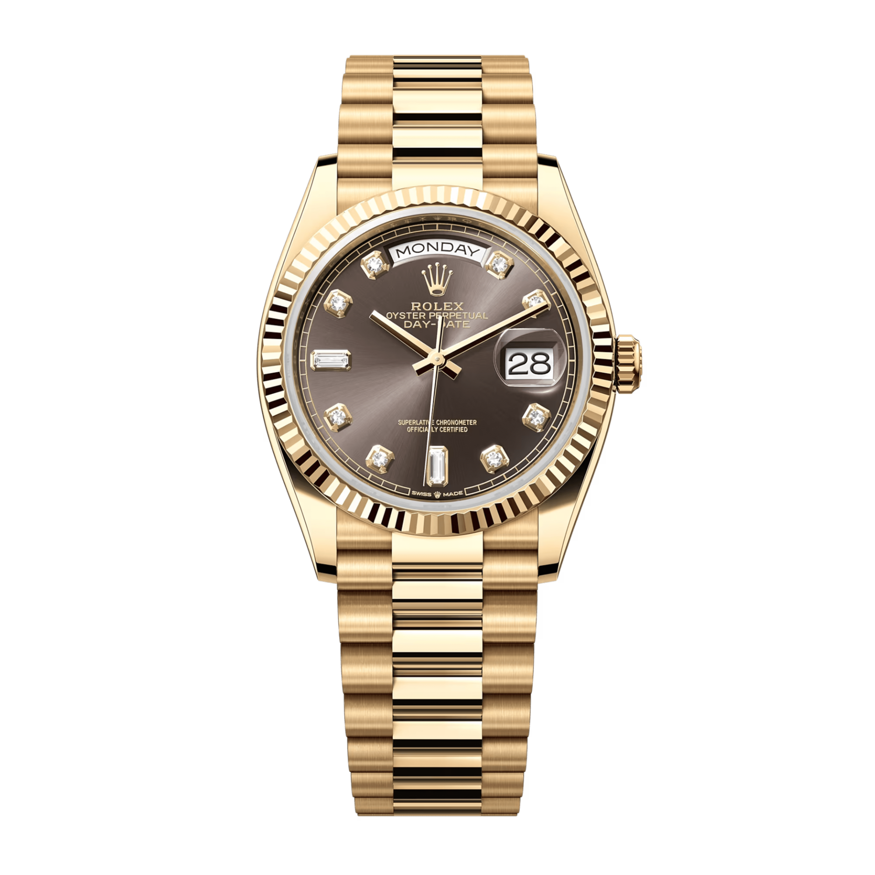 Day-Date Yellow Gold Grey Dial 36mm Product Image