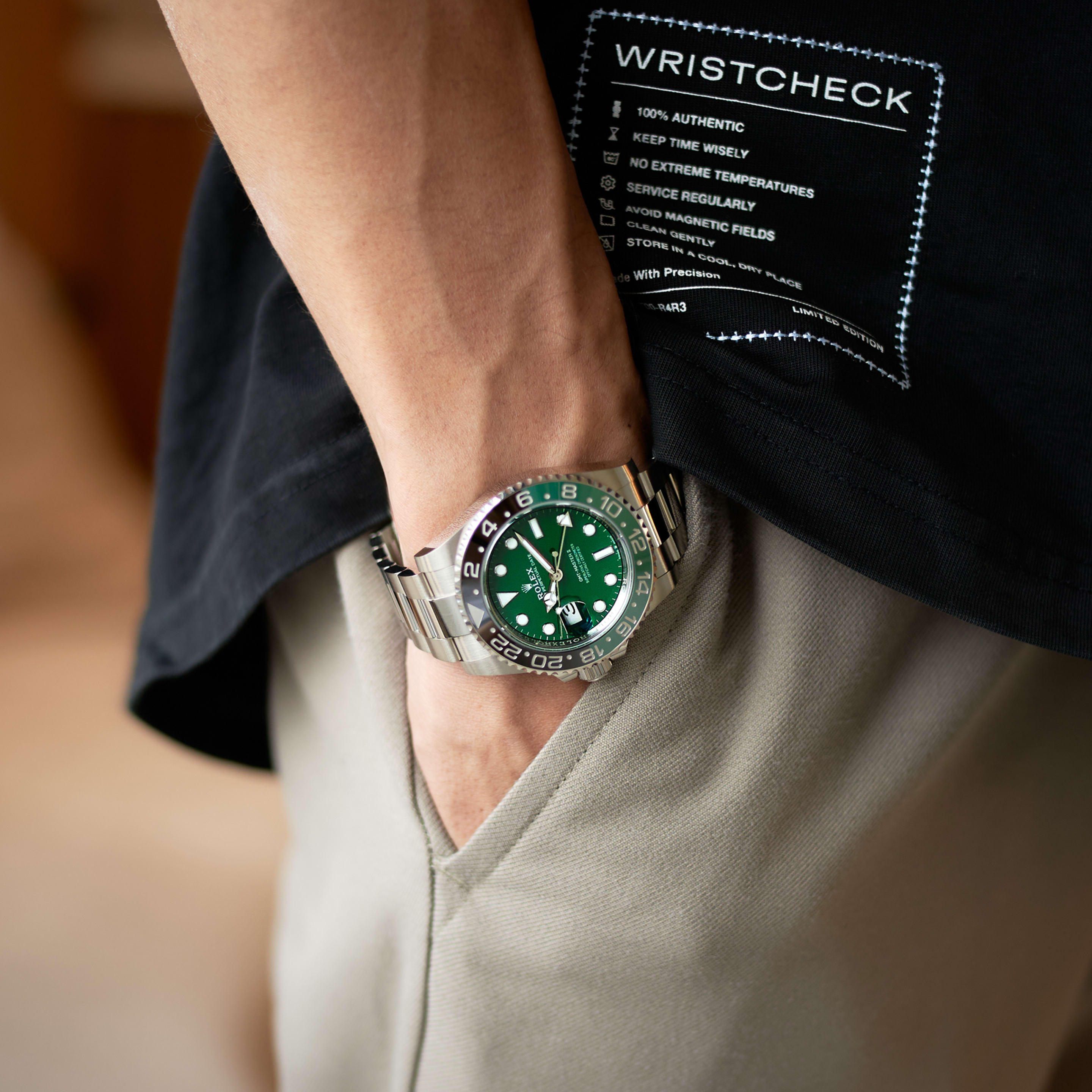 Rolex GMT-Master II White Gold Green Dial 40mm 126729VTNR-0001