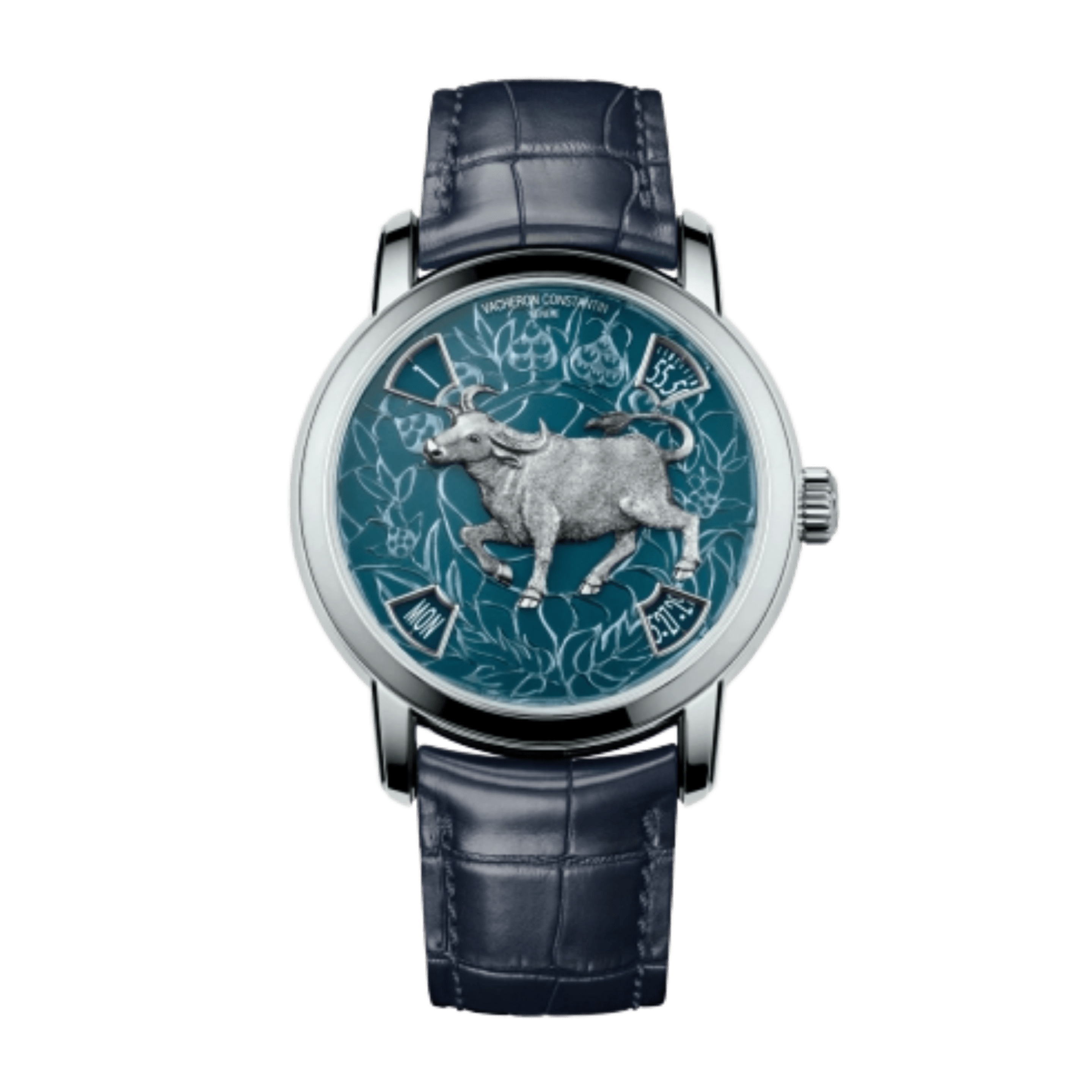 Métiers d'Art "Year of the Ox" Platinum Blue Dial 40mm Product Image
