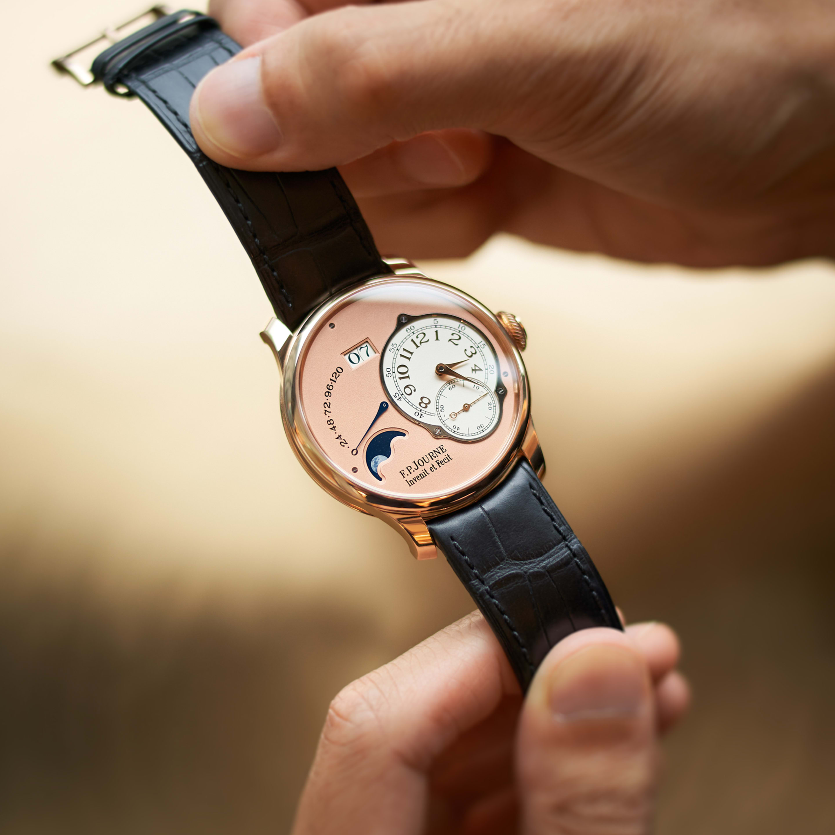 Octa Lune Rose Gold Salmon Dial 40mm Product Image