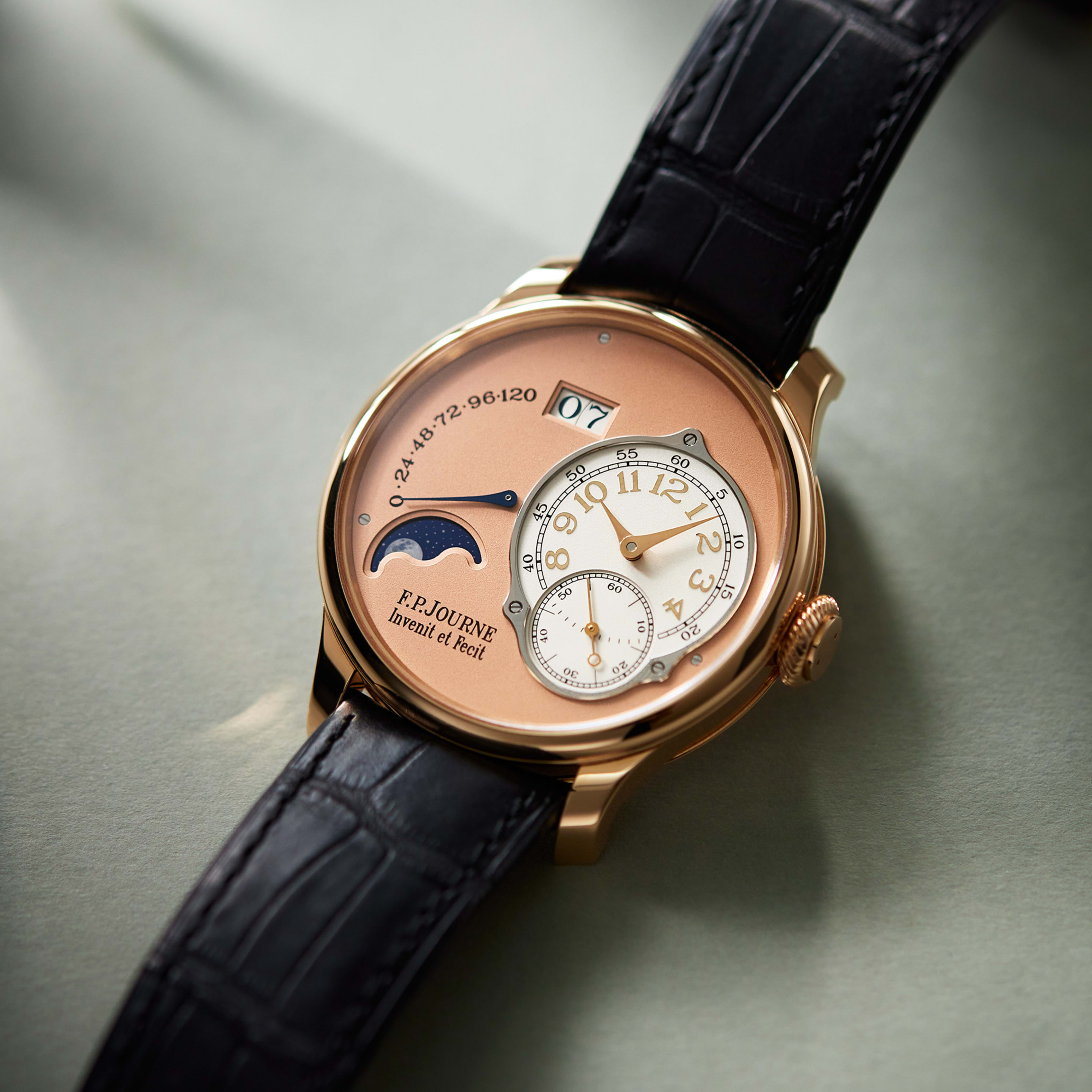 Octa Lune Rose Gold Salmon Dial 40mm Product Image