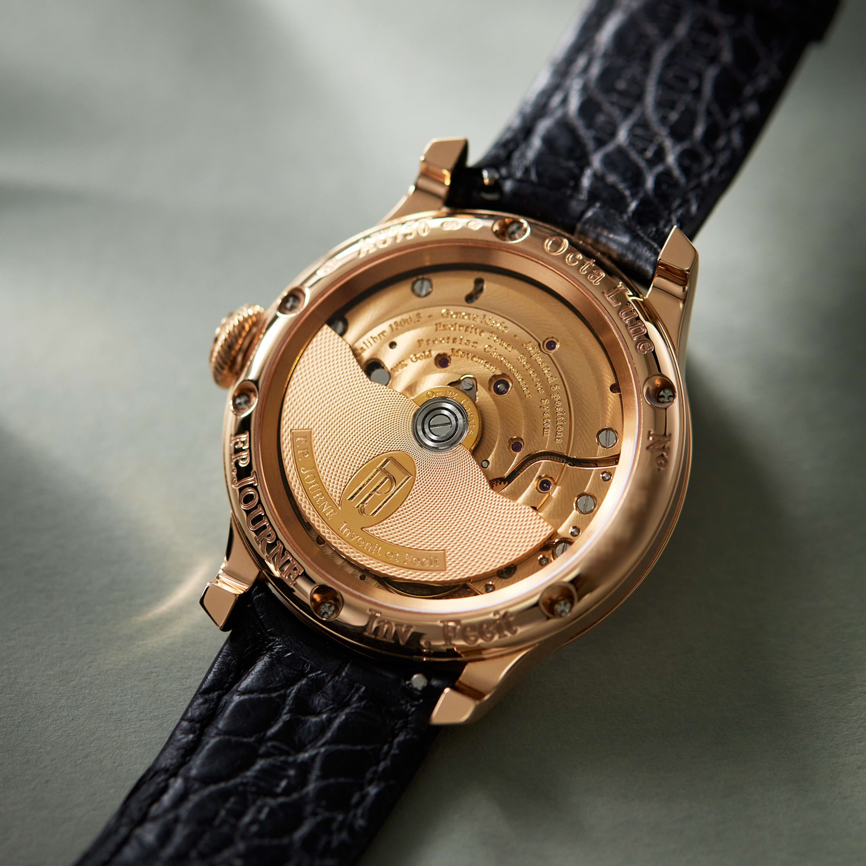 Octa Lune Rose Gold Salmon Dial 40mm Product Image