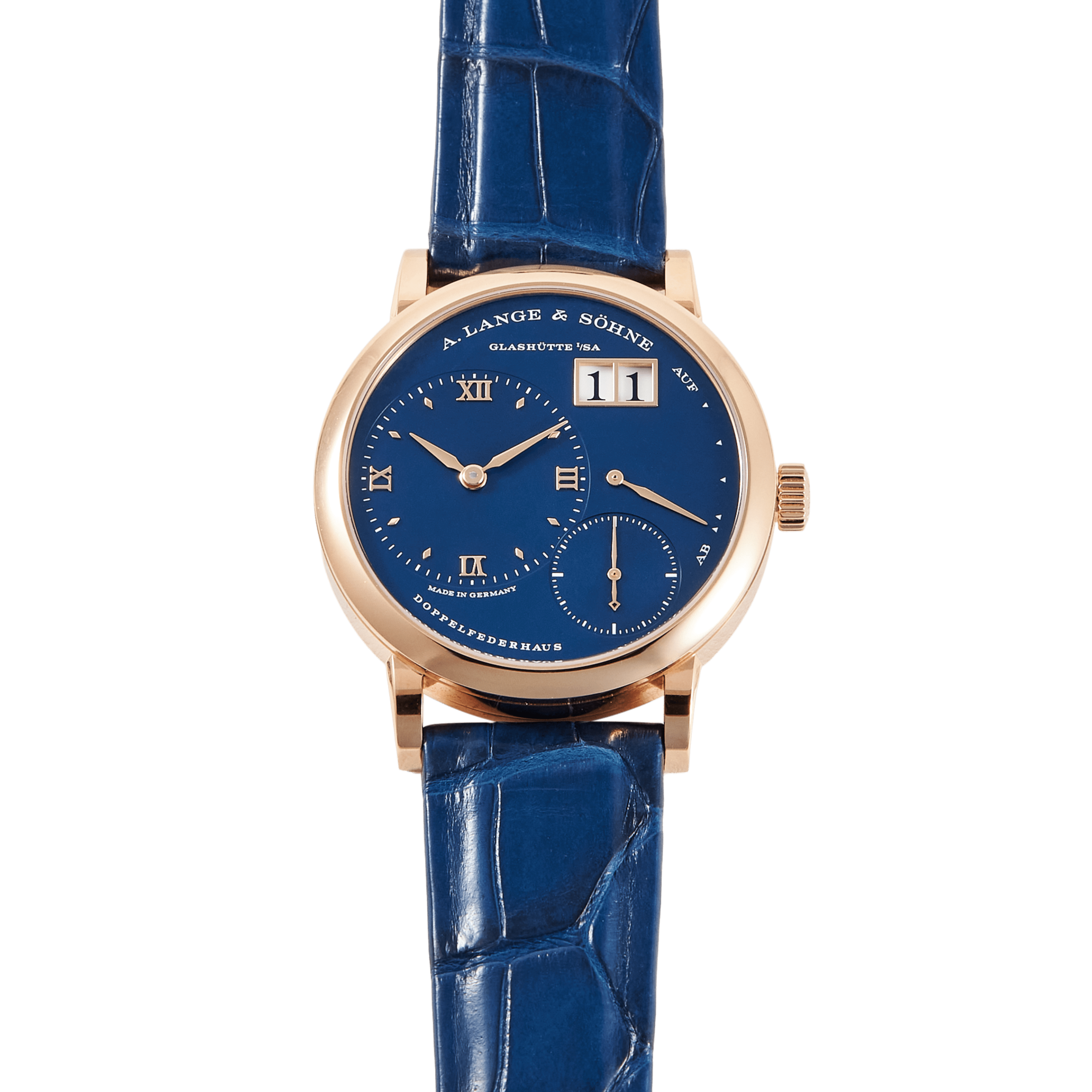 Little Lange 1 Rose Gold Blue Dial 36mm Product Image