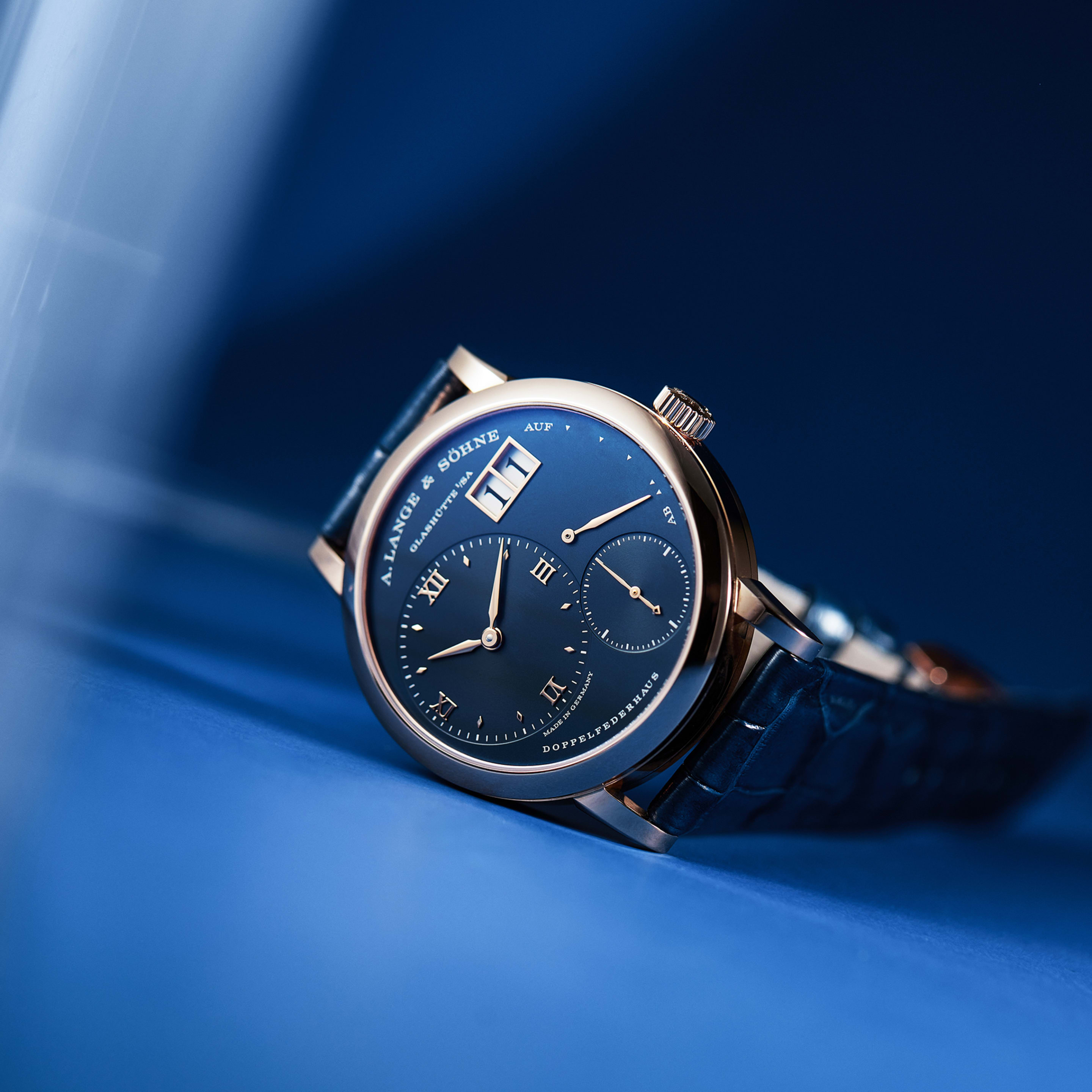 Little Lange 1 Rose Gold Blue Dial 36mm Product Image
