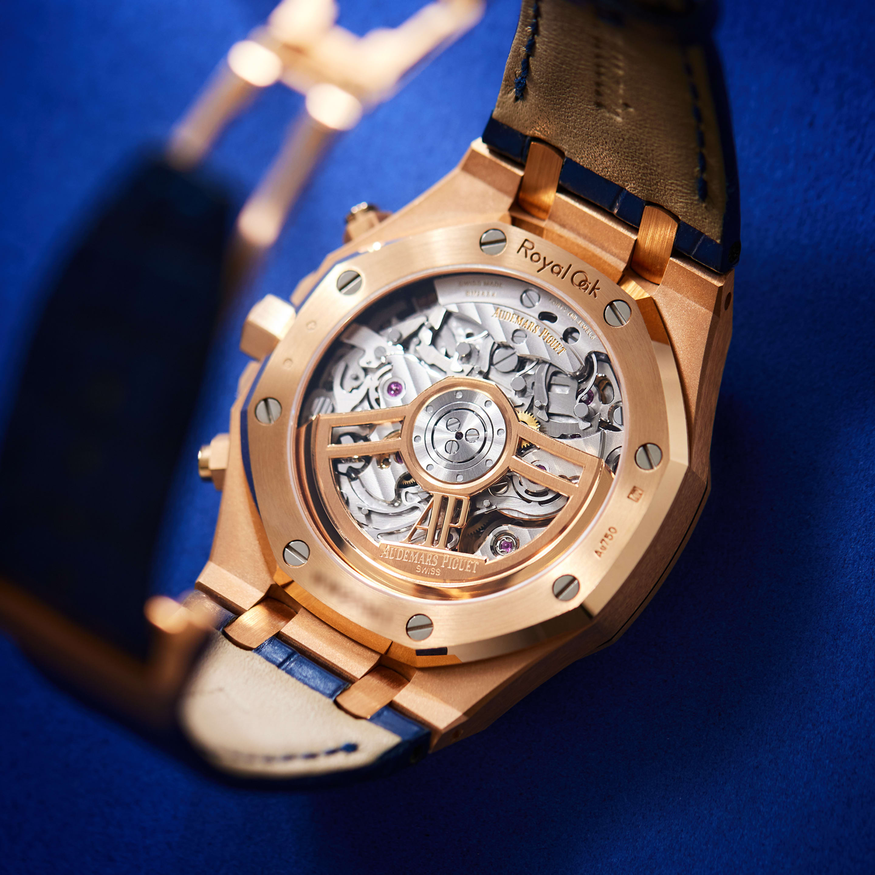 Royal Oak Chronograph Rose Gold Blue Dial 41mm Product Image