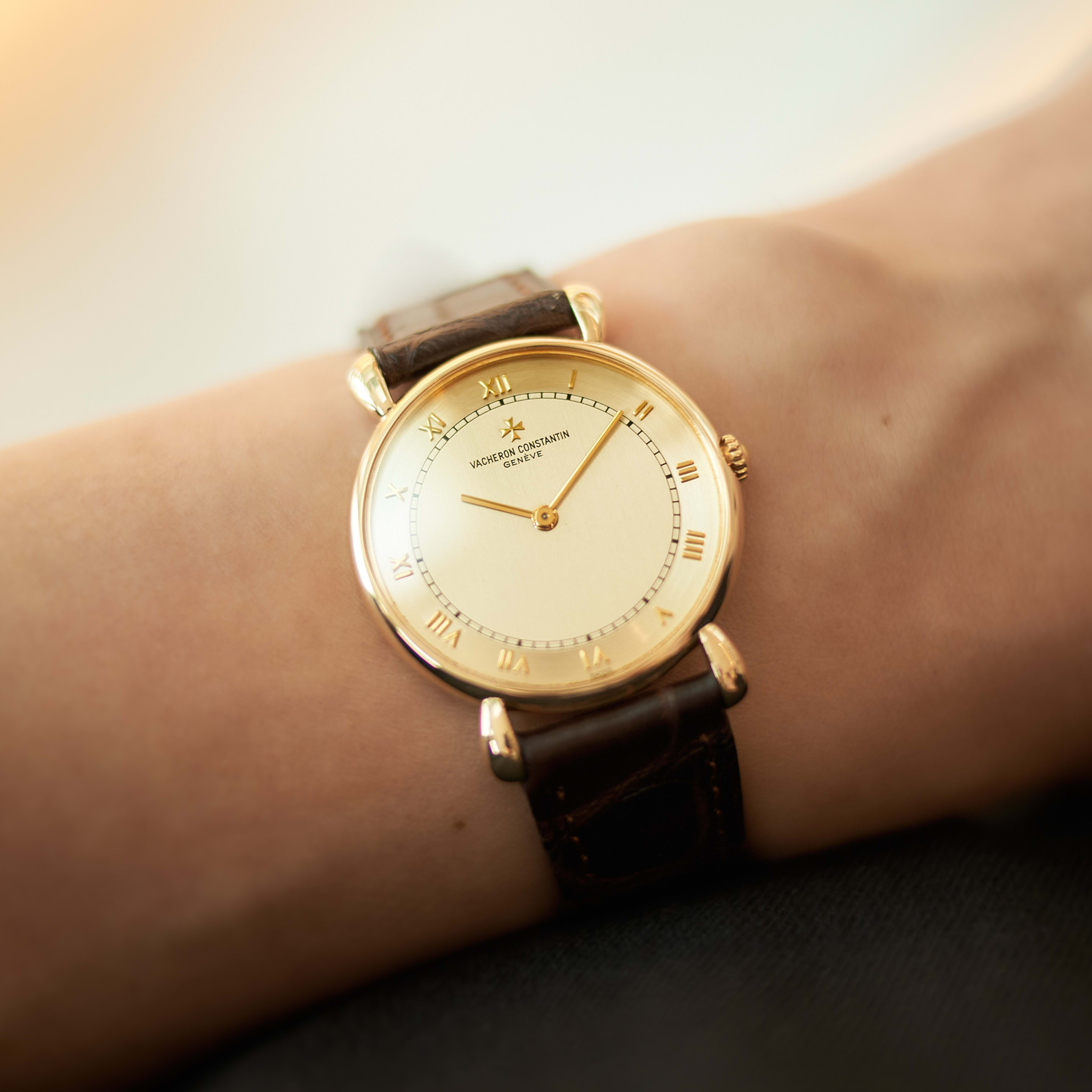 Vacheron Constantin Vintage Historiques Yellow Gold Silver Dial