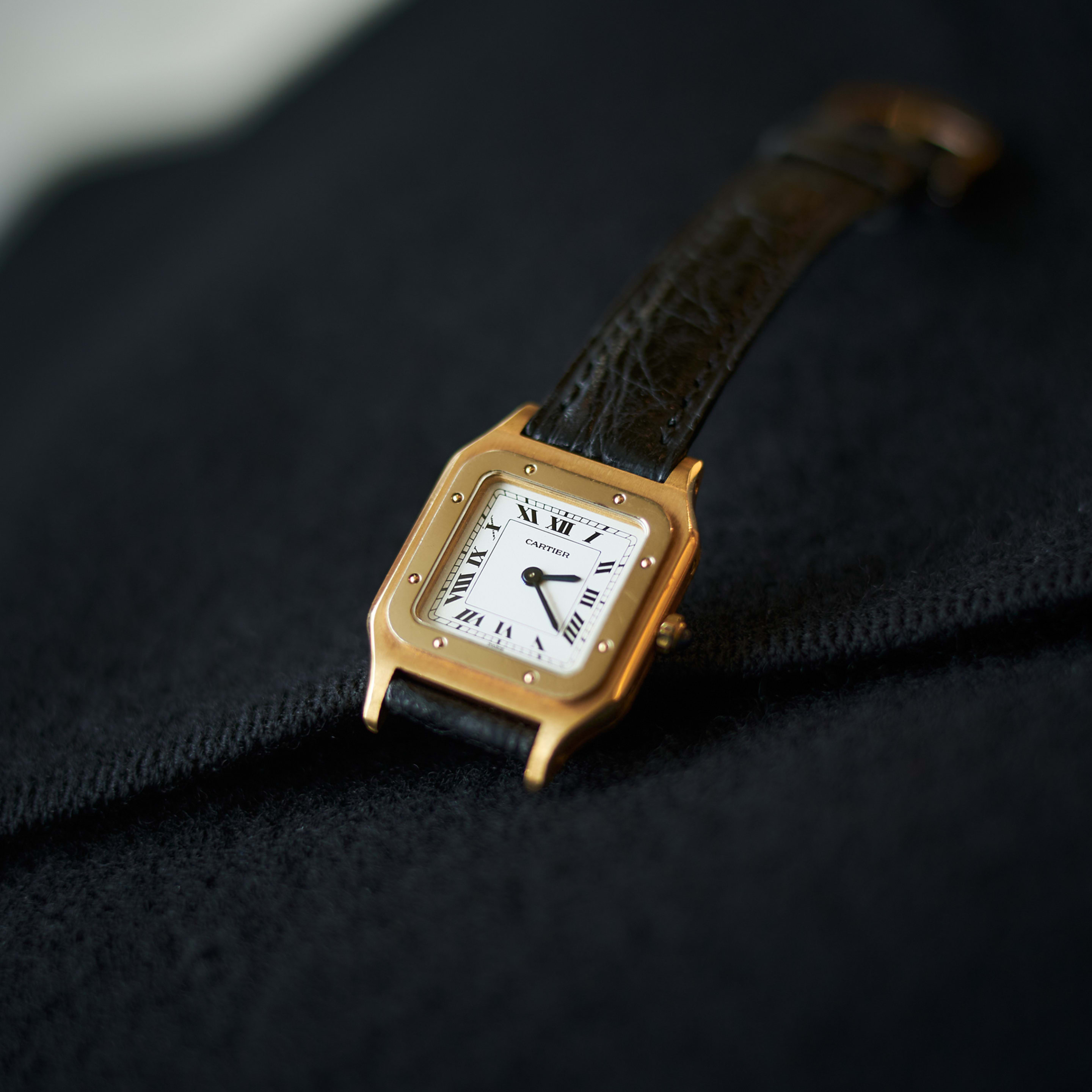 Santos-Dumont Paris Yellow Gold White Dial 23mm Product Image