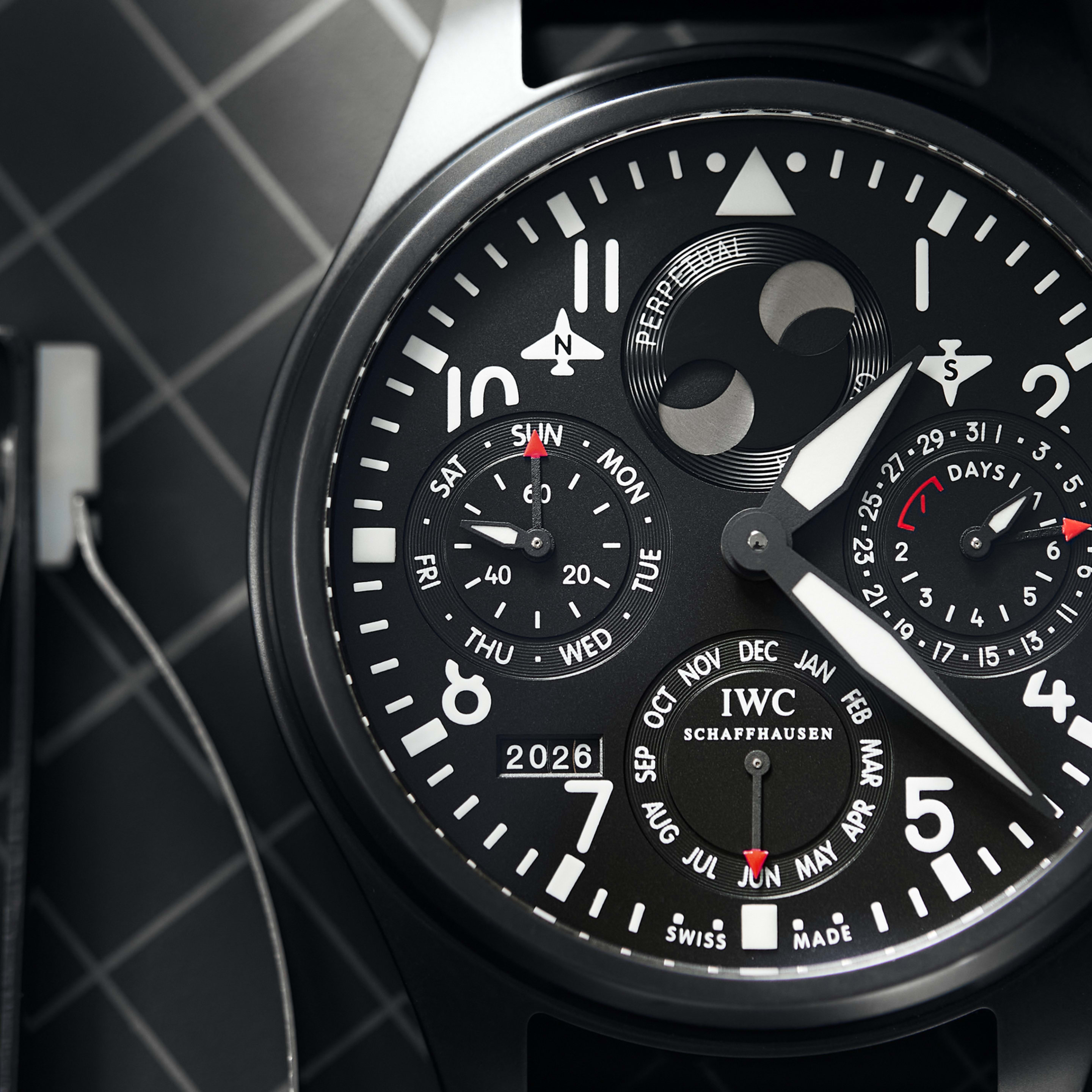 Big Pilot's Perpetual Calendar Top Gun Ceramic Black Dial 48mm Product Image