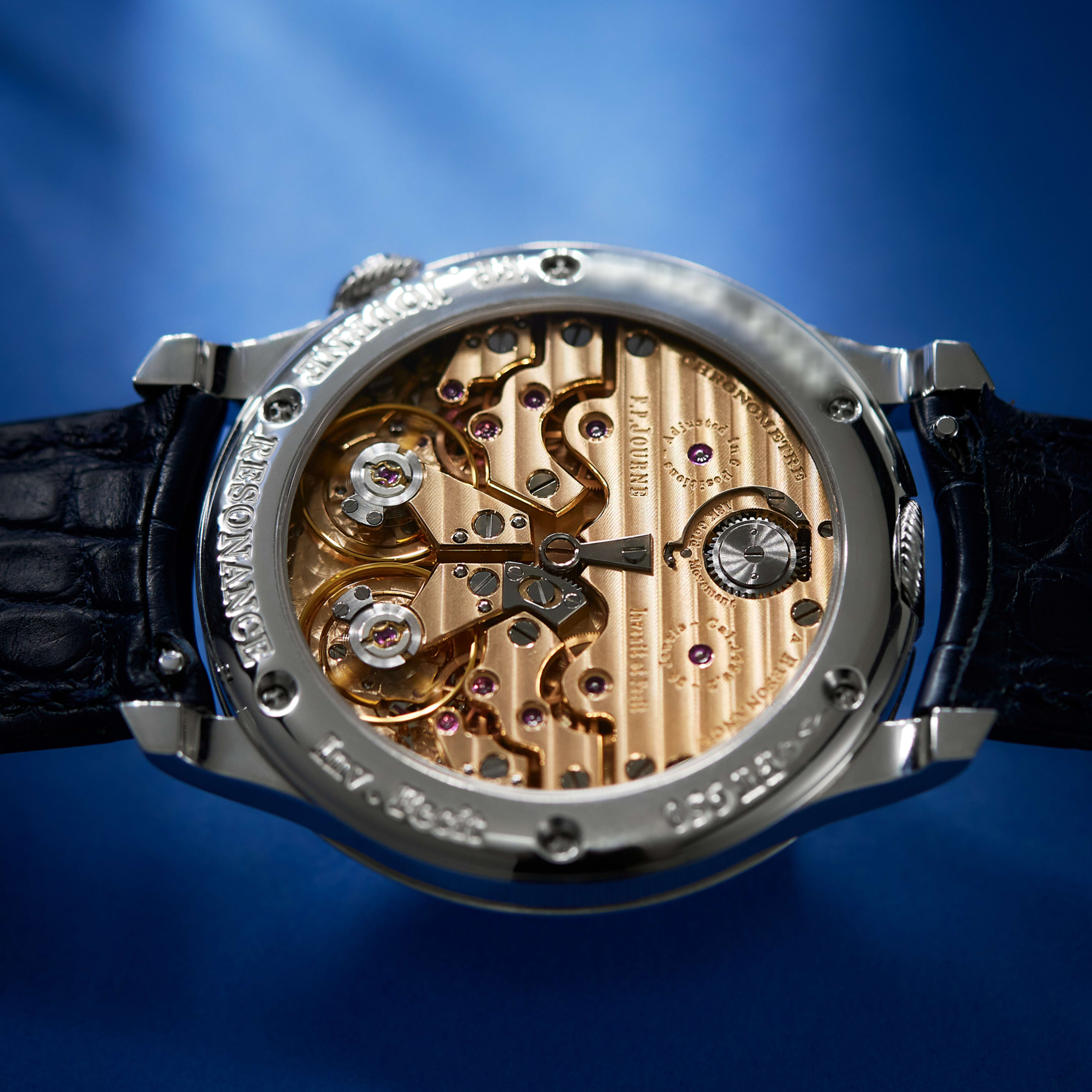 Chronomètre À Résonance Platinum Silver Dial 40mm Product Image
