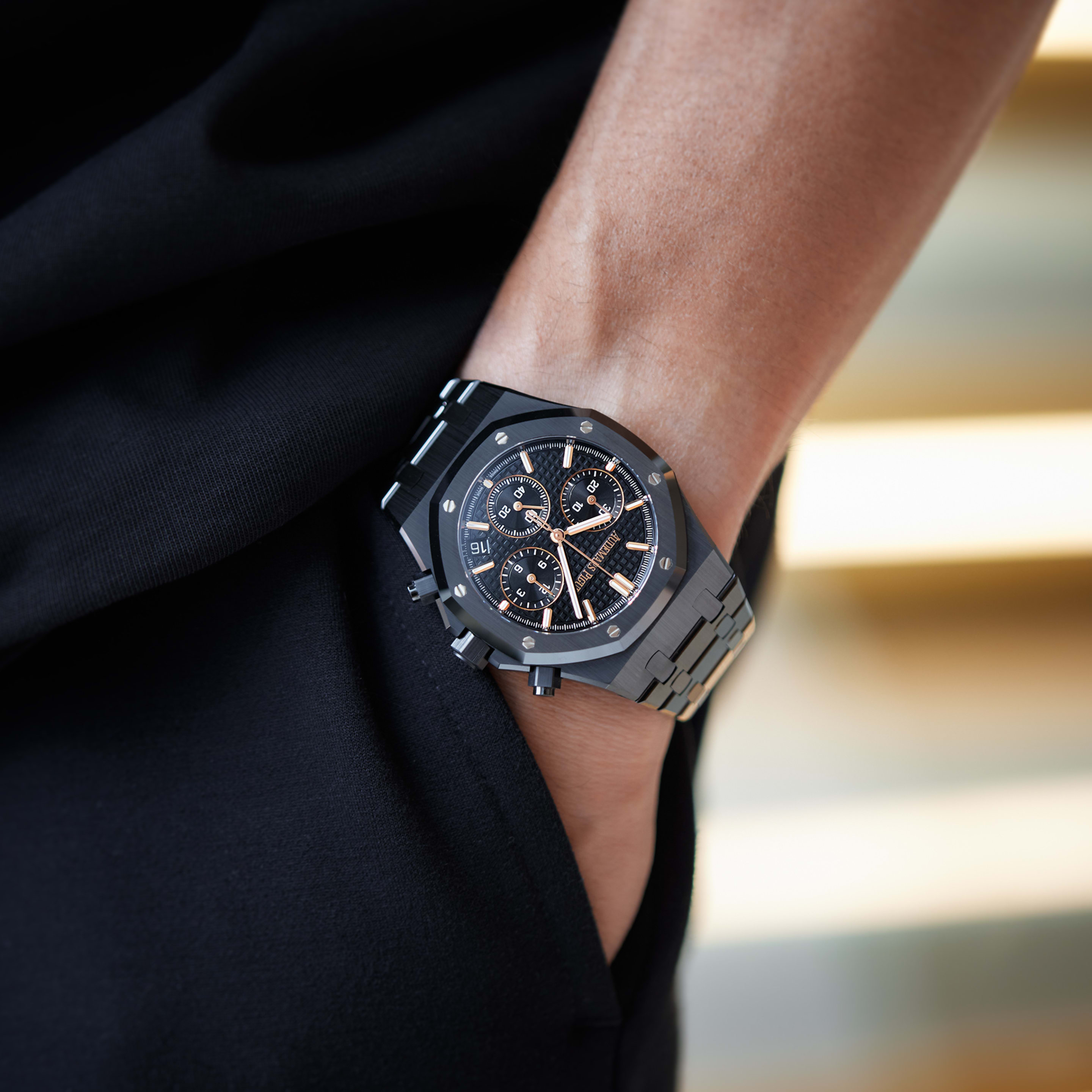 Royal Oak Chronograph Ceramic Black Dial 41mm Product Image