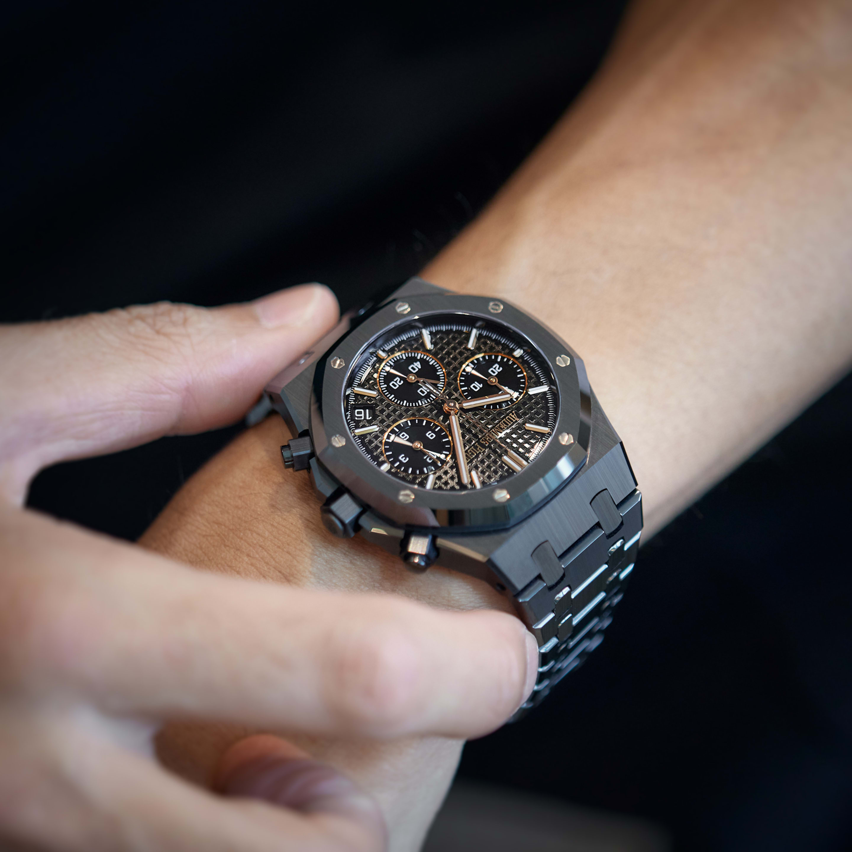 Royal Oak Chronograph Ceramic Black Dial 41mm Product Image