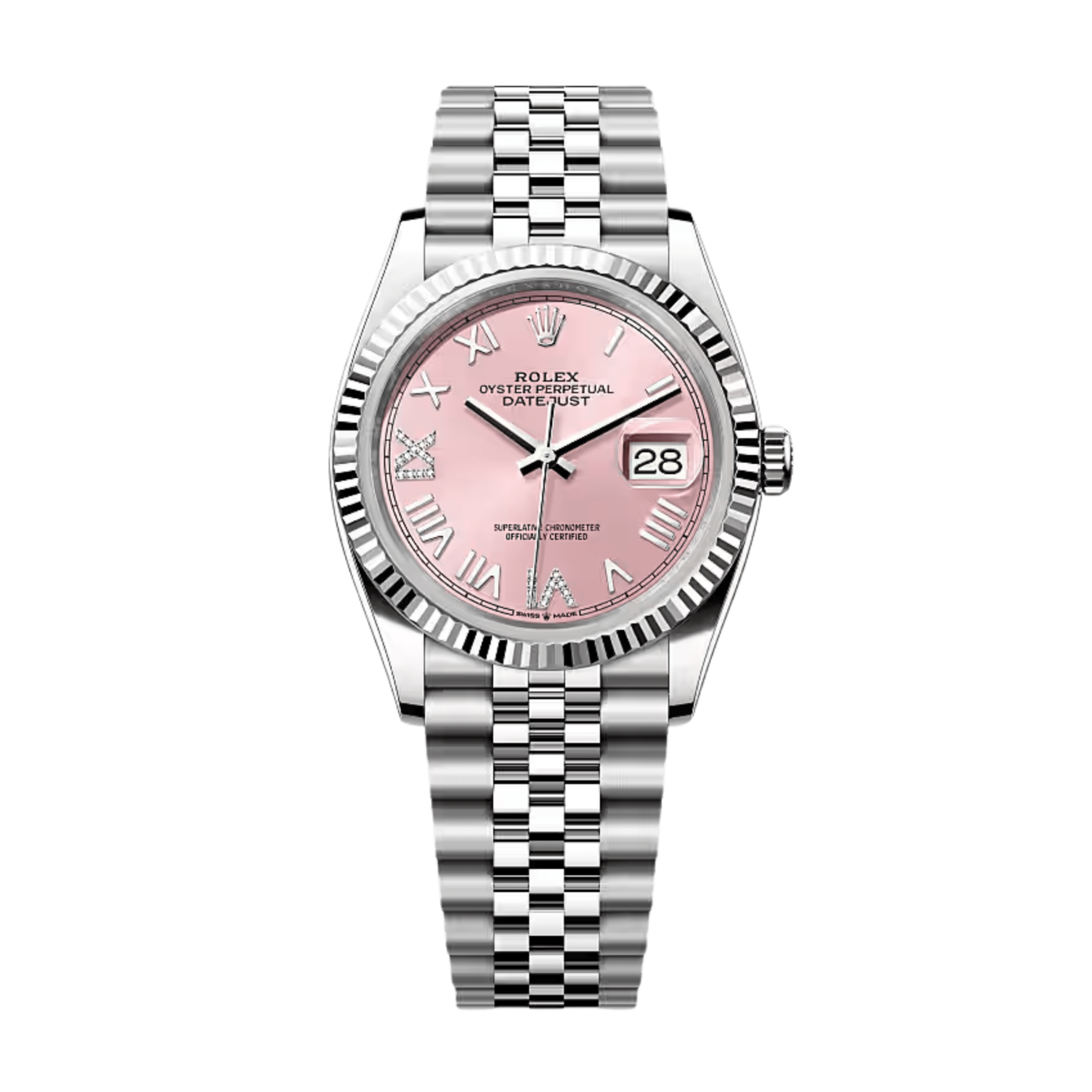 Datejust Steel Jubilee Pink Dial 36mm Product Image