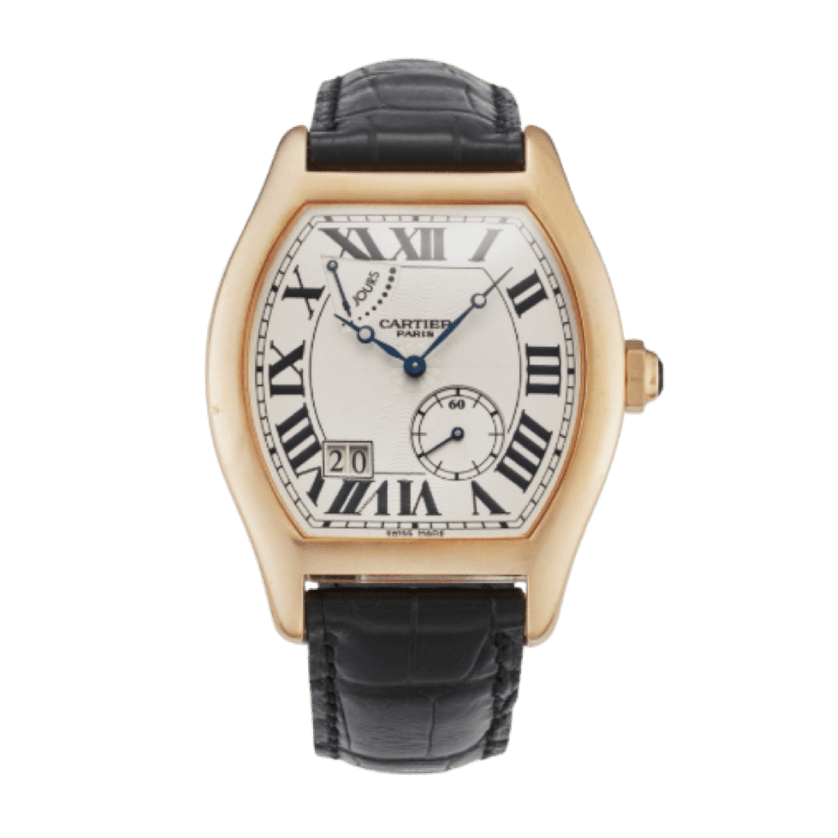Tortue 8-day Power Reserve Rose Gold Silver Dial 38mm Product Image
