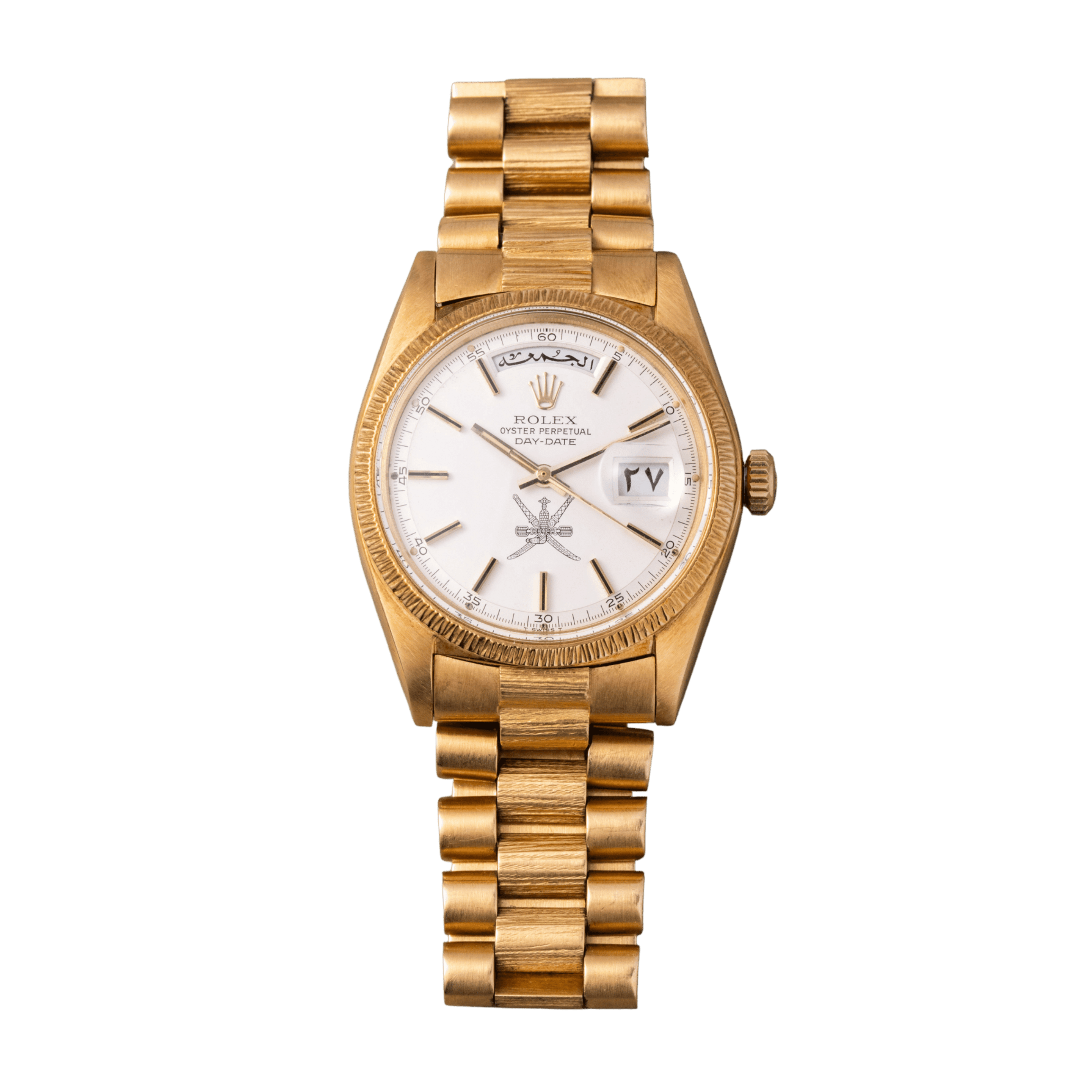 Vintage Day-Date "Khanjar" Yellow Gold White Dial 36mm Product Image